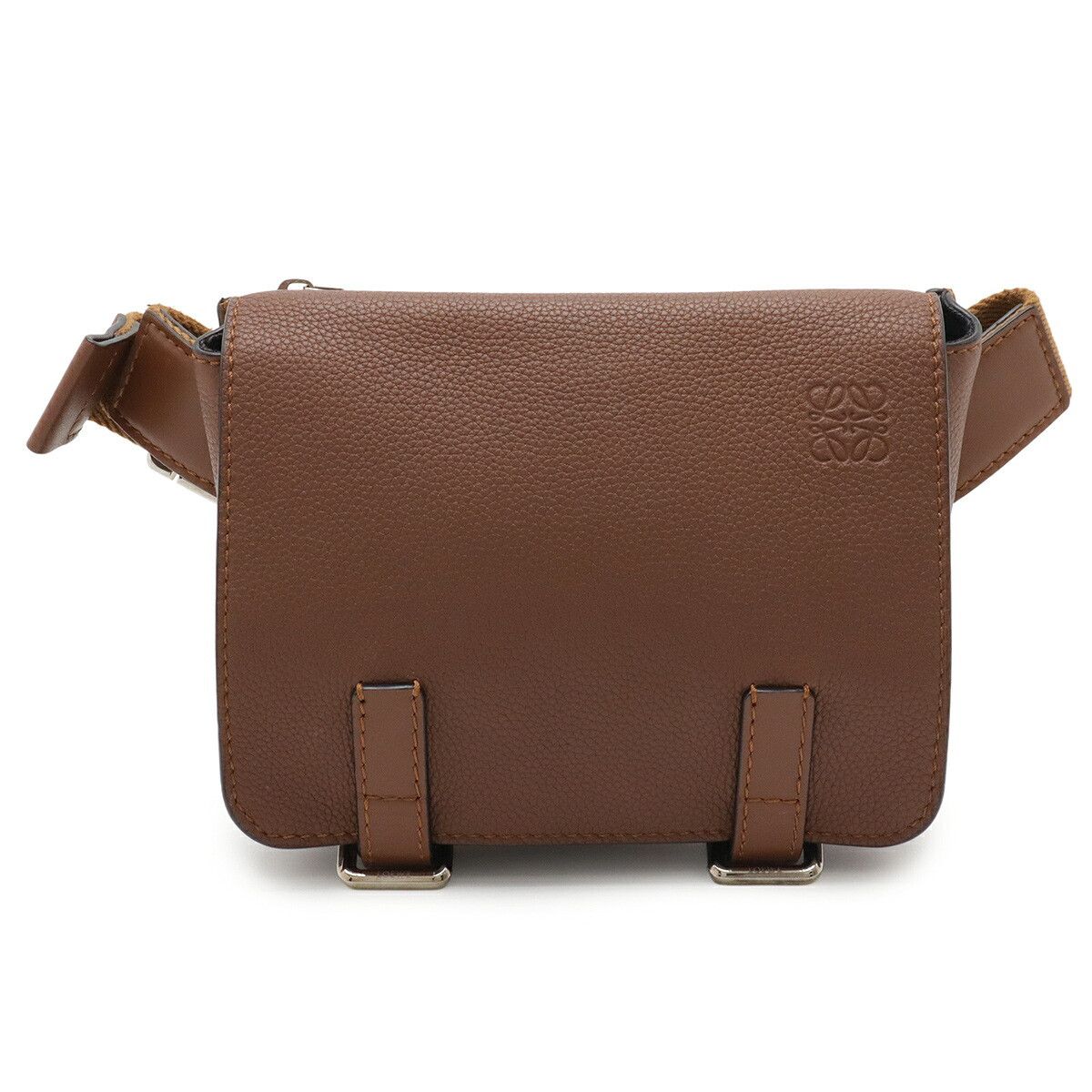 Loewe Loewe Loewe Anagram Leather 2way Shoulder Bag Leather Belt Bag 317.12AB234 DUTY FREE for USA Size ONE SIZE - 1 Thumbnail