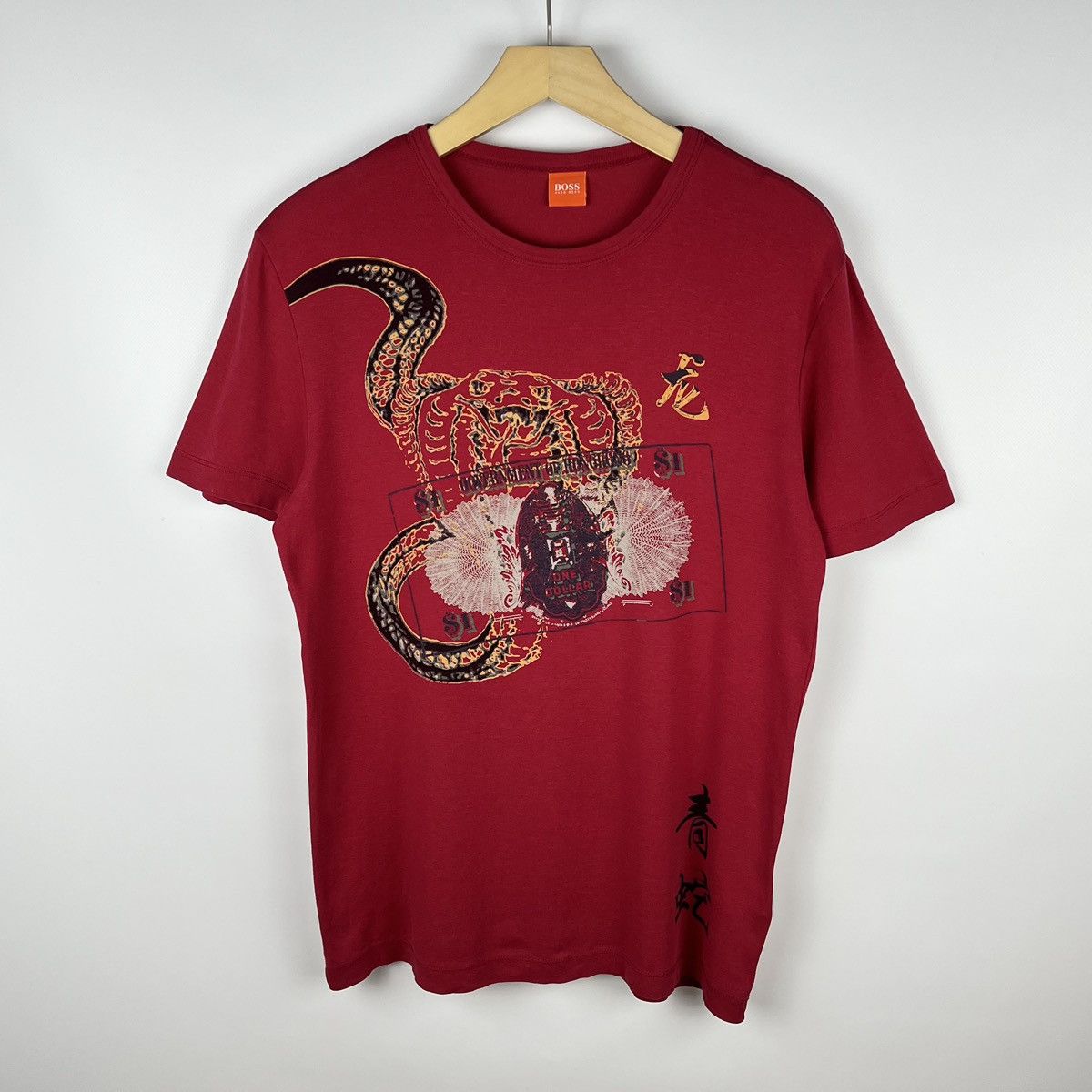 Hugo Boss Designer Hugo Boss japanese style one dollar tee Size US L / EU 52-54 / 3 - 1 Thumbnail