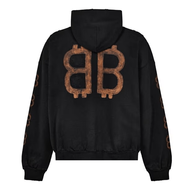 Balenciaga Crypto Hoodie Size US M / EU 48-50 / 2 - 2 Thumbnail