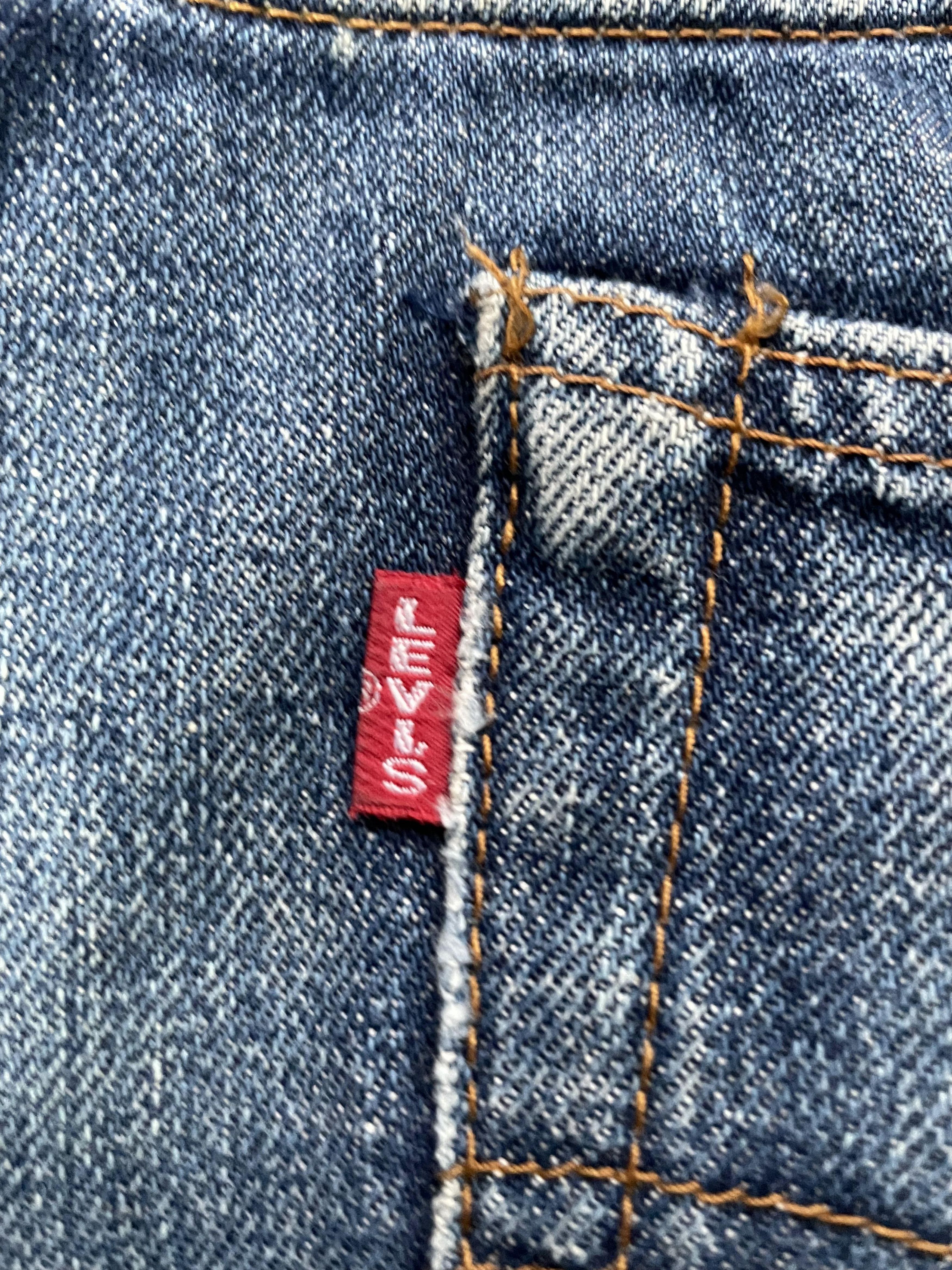 Levi's Vintage Levis 502 XX E Selvedge Distresed Denim Size US 34 / EU 50 - 8 Thumbnail