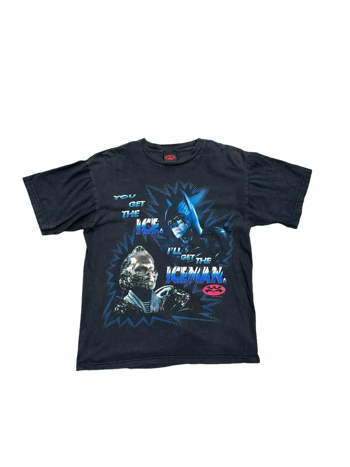 DC Comics × Vintage Vintage 90s Batman Mr. Freeze Shirt Size US L / EU 52-54 / 3 - 1 Thumbnail