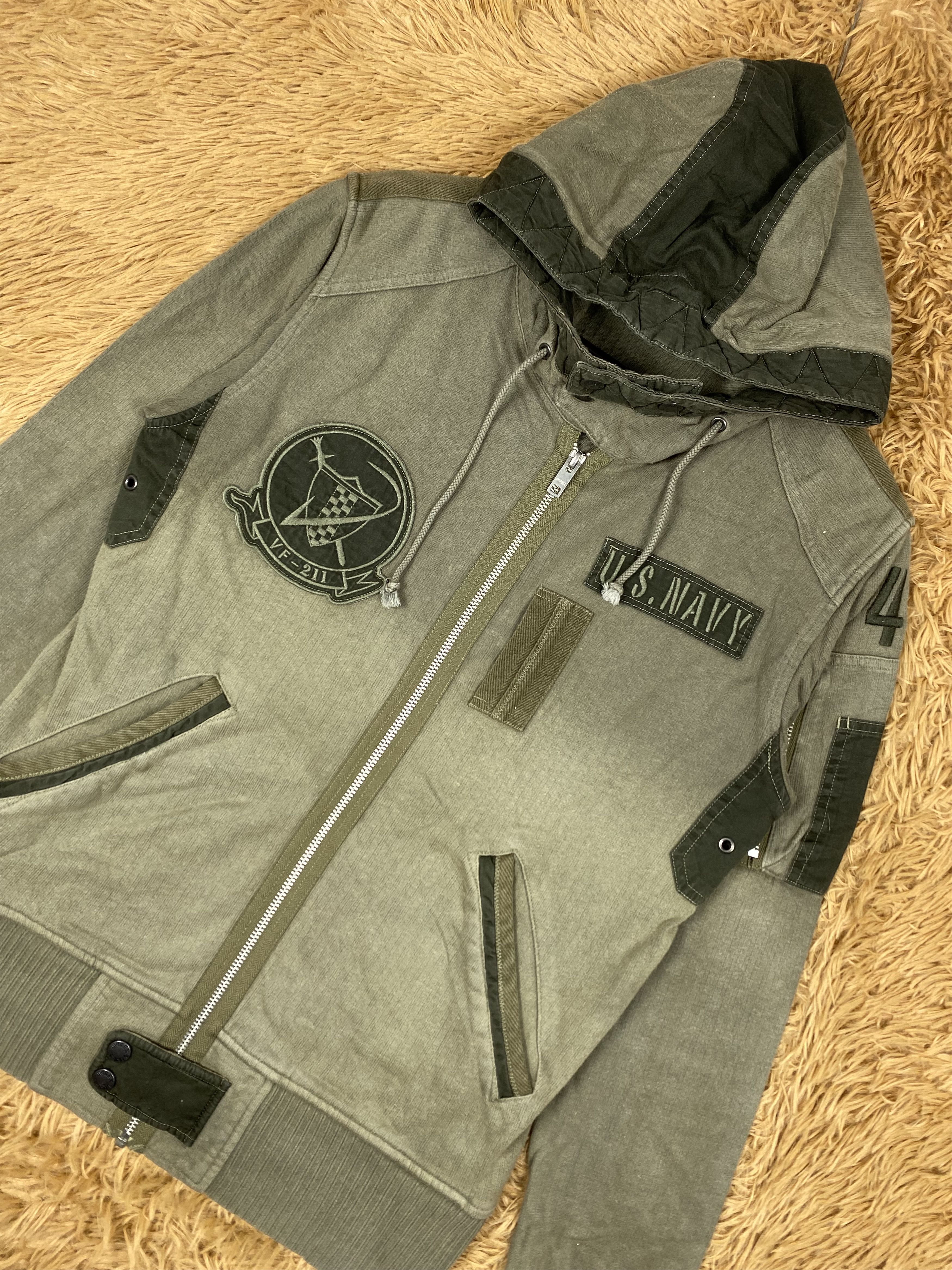 Avirex Vintage Avirex With Hoodie Jacket DJ0903 Size US L / EU 52-54 / 3 - 2 Thumbnail