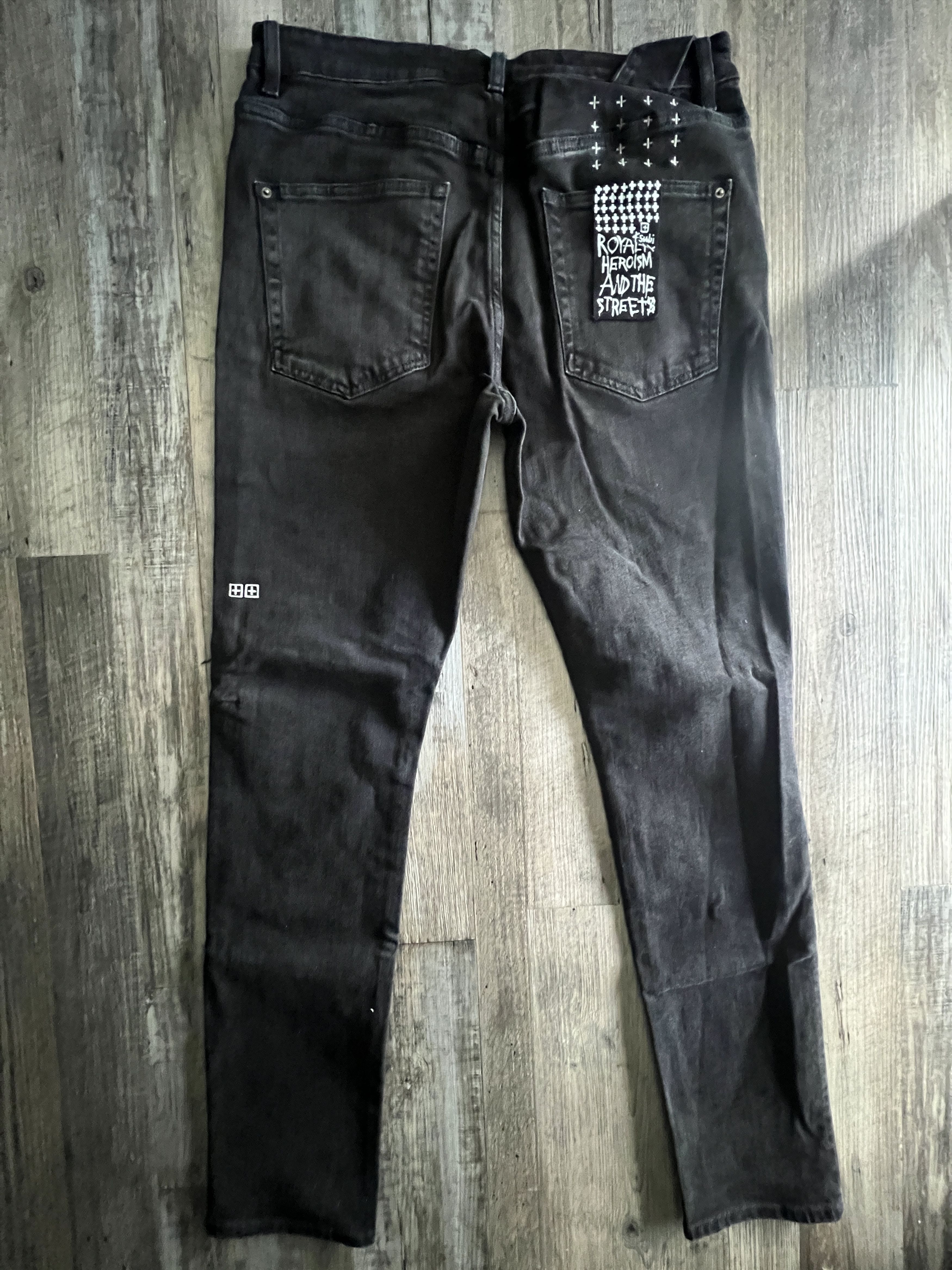 Ksubi Ksubi Chitch Krow Krushed Slim Fit Jeans Size US 34 / EU 50 - 3 Thumbnail