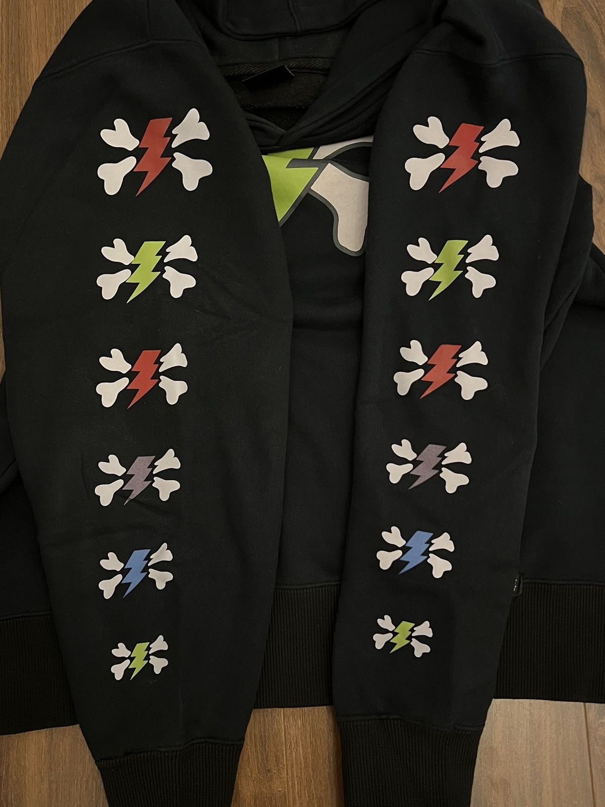 Undercover Undercover SS2001 Chaotic Discord Hoodie Size US L / EU 52-54 / 3 - 4 Thumbnail