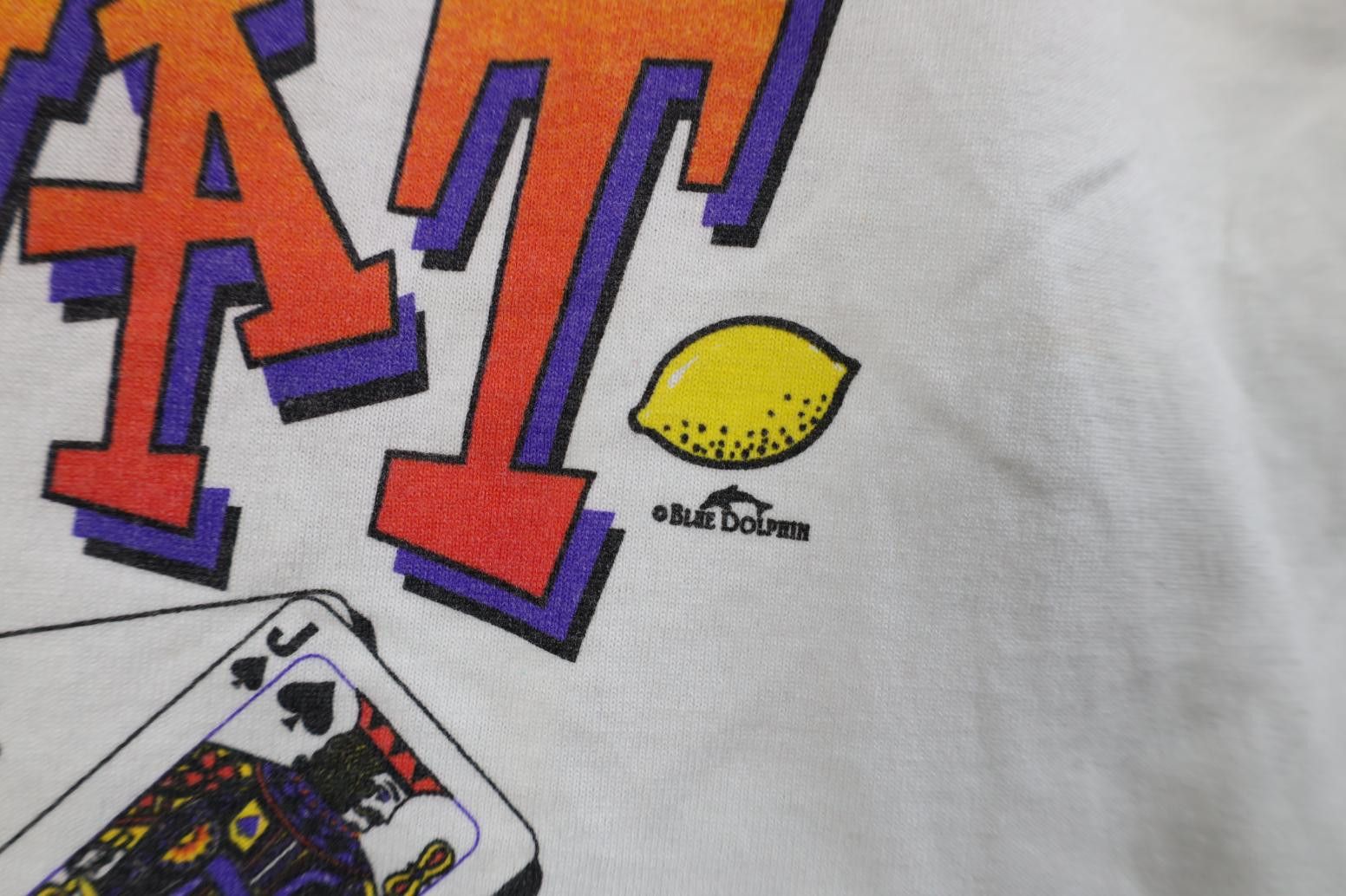 Vintage Vintage 90s Streetwear Cruise Ship Gambling Cards T-Shirt Size US L / EU 52-54 / 3 - 6 Thumbnail