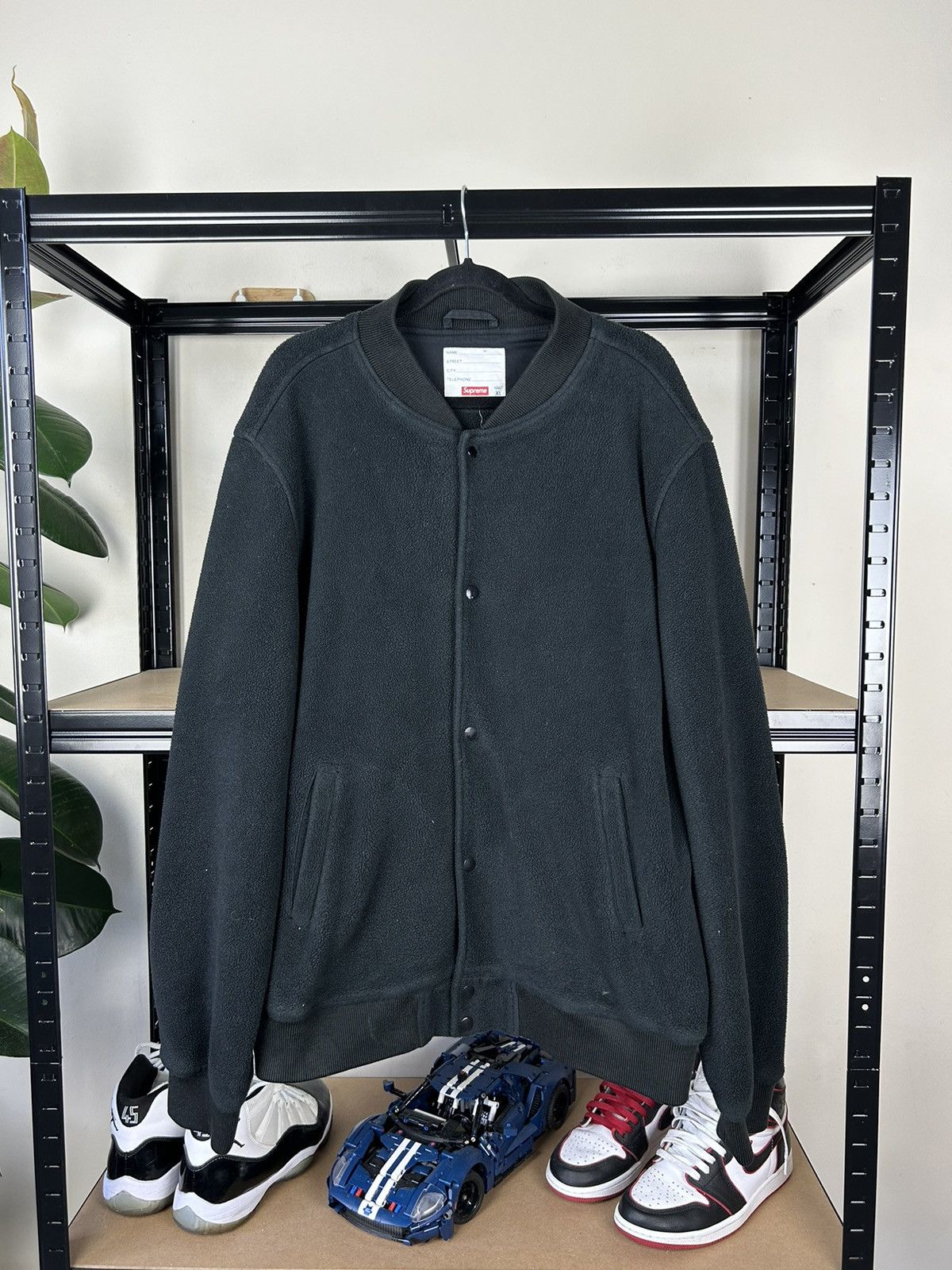 Supreme × Vintage Surpeme Fleece Jacket ‘Black’ Size US XL / EU 56 / 4 - 8 Thumbnail