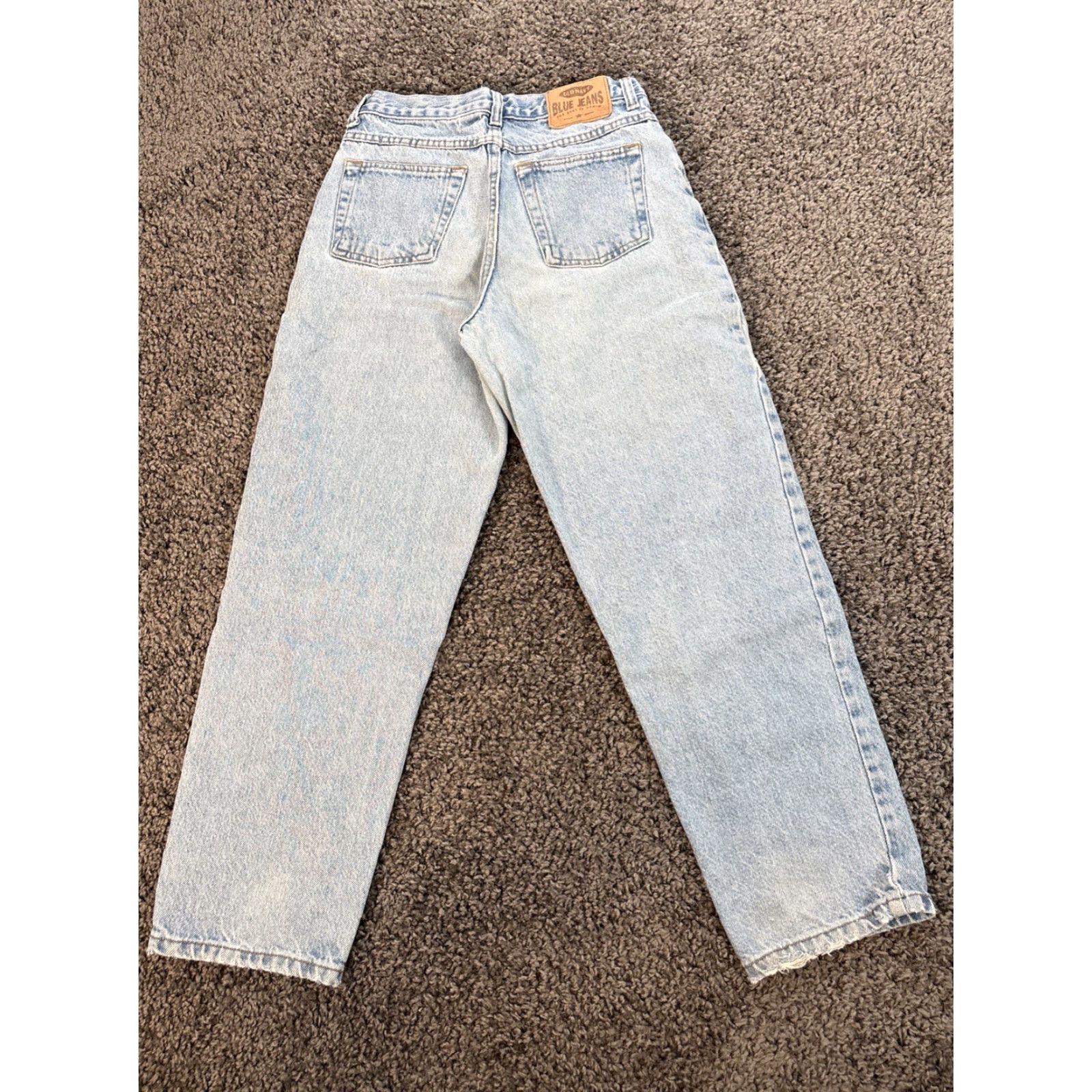 Old Navy VINTAGE Old Navy Jeans Womens 28x27 Light Wash Relaxed Tapered 90s Blue 28 90s Mens? Size ONE SIZE - 7 Thumbnail