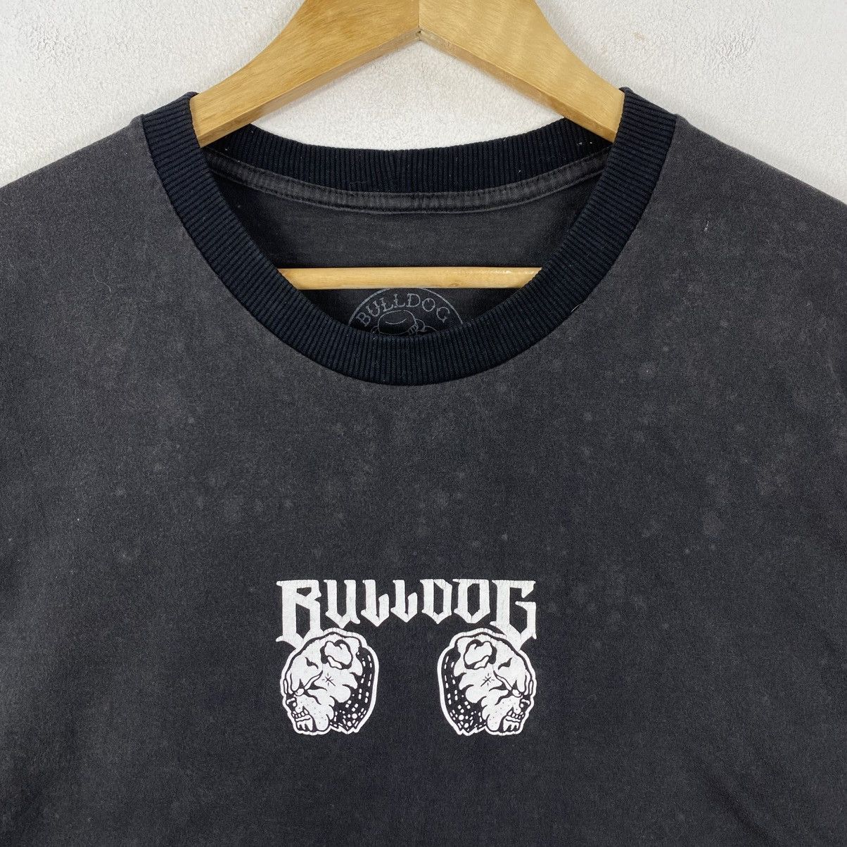 Vintage Bulldog Tattoo Shop Graphic Tee Black Size GG Large XL Size US XL / EU 56 / 4 - 5 Thumbnail