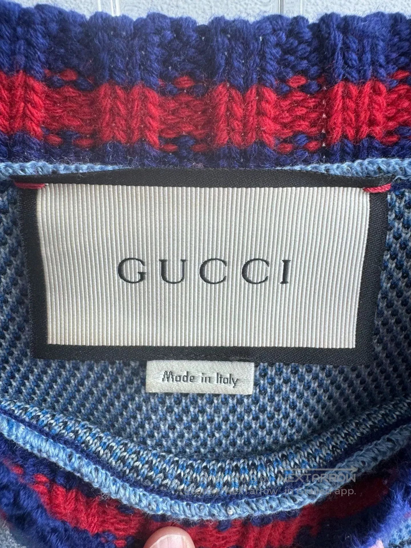 Gucci Gucci Landscape Castle Cloud Knit Sweater. Size XXS / US 00 / IT 34 - 6 Thumbnail