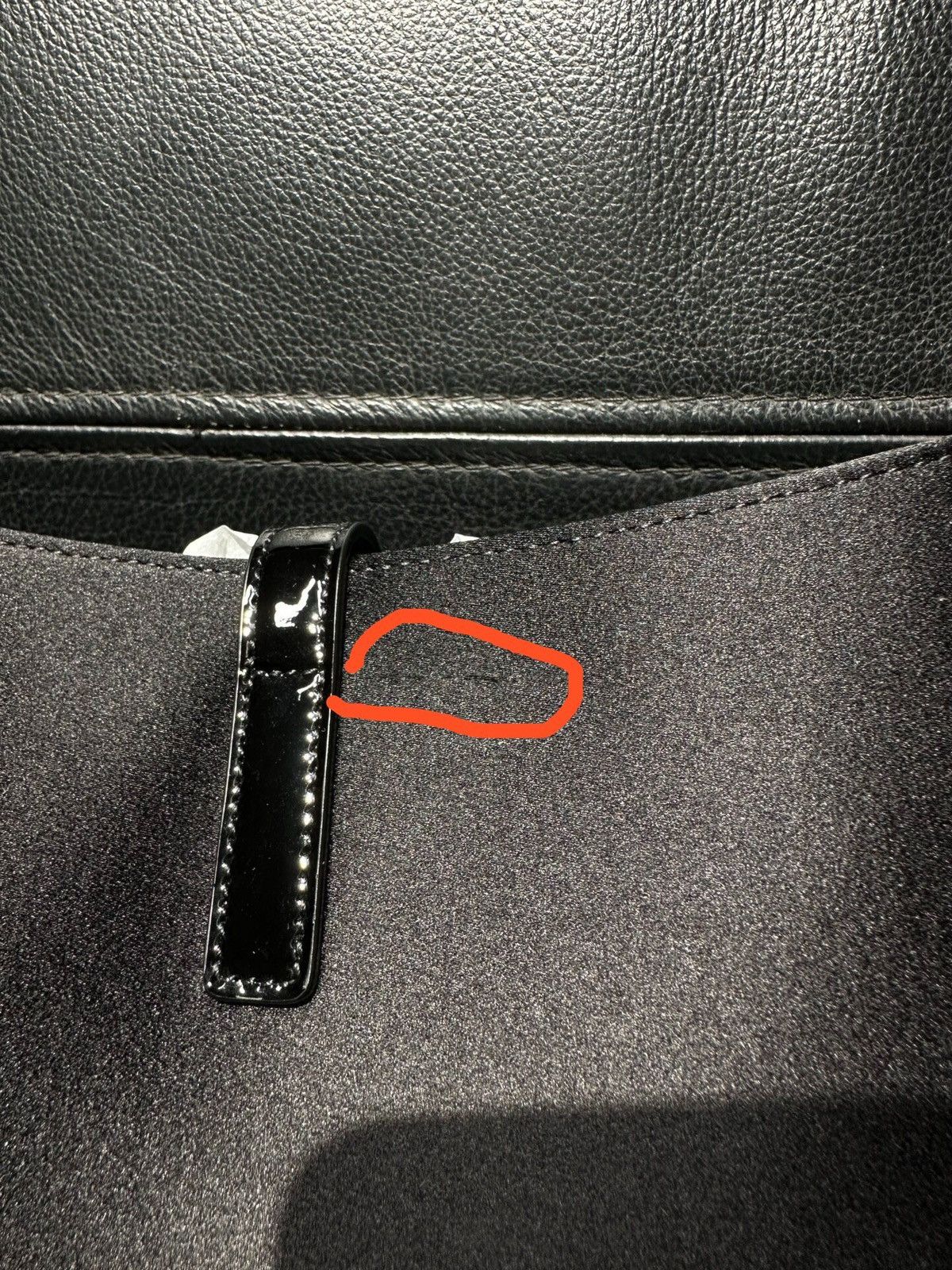 Saint Laurent Paris Saint Laurent Black Fabric Hobo Shoulder Bag AAAA7 Size ONE SIZE - 5 Thumbnail