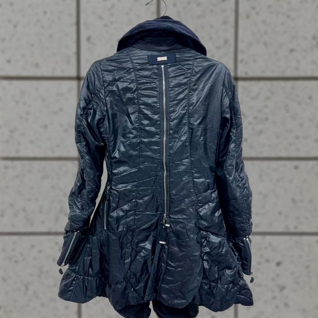 Vintage HIGH USE Jacket Coat Women L Dark navy USA Logo Casual Party/Cocktail Modern Coat Ladies Size L Size L / US 10 / IT 46 - 1 Thumbnail