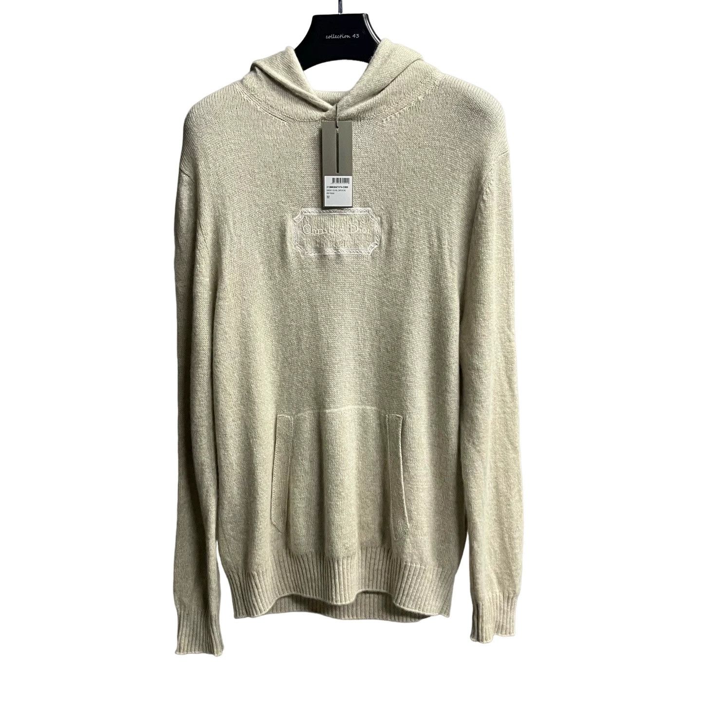 Dior Dior Cashmere Logo Knit Hoodie Size M Size US M / EU 48-50 / 2 - 1 Thumbnail