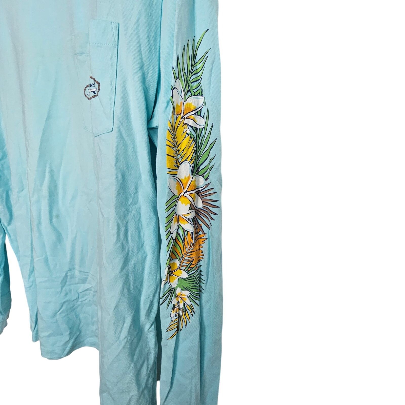 Vineyard Vines Vineyard Vines Mens Tropical Surf Pocket Tee S Beach Preppy Size US S / EU 44-46 / 1 - 4 Thumbnail