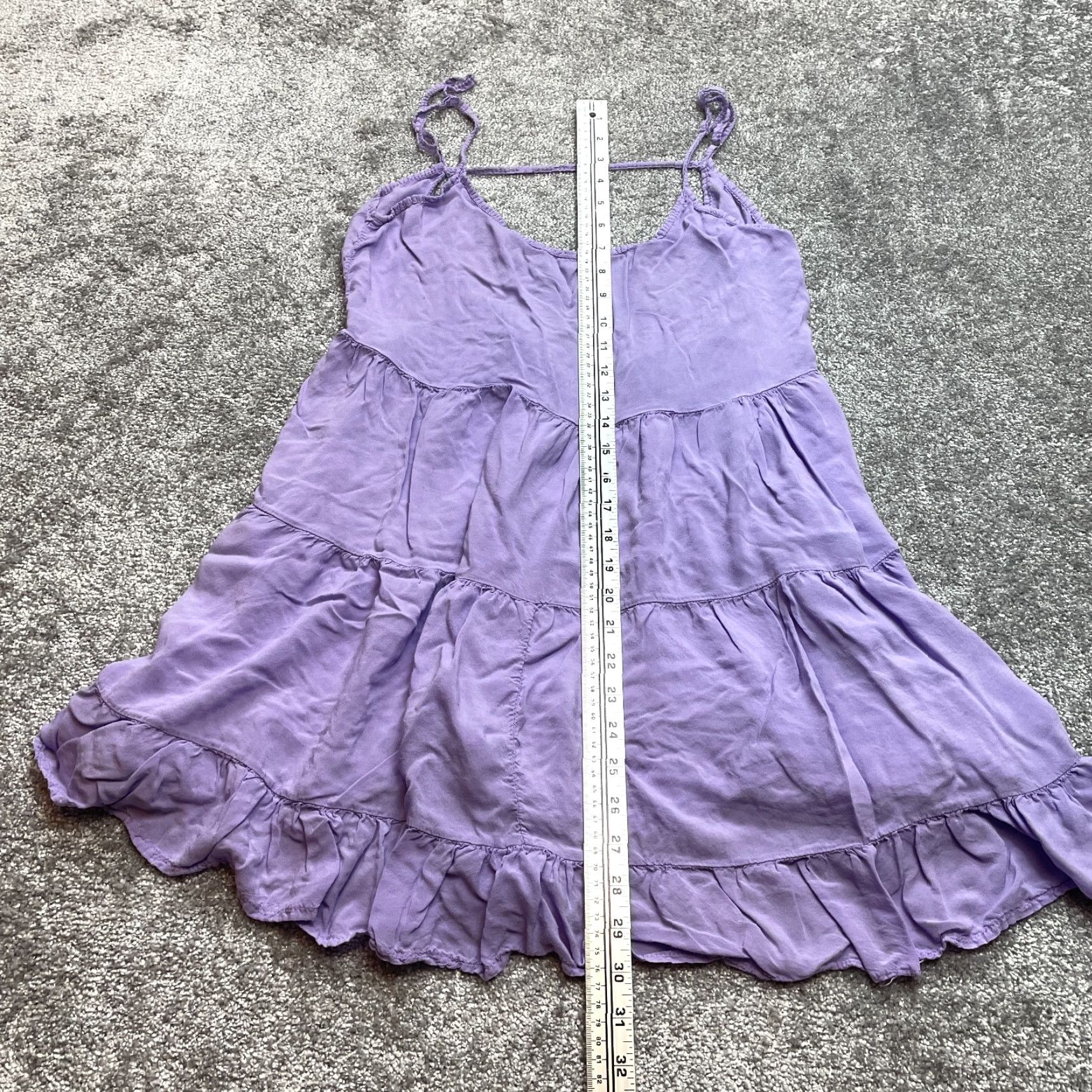 American Eagle Outfitters American Eagle Outfitters Tank Dress Sleeveless Purple One Size Juniors Women Knee Length Dress Tunic Size ONE SIZE - 2 Thumbnail