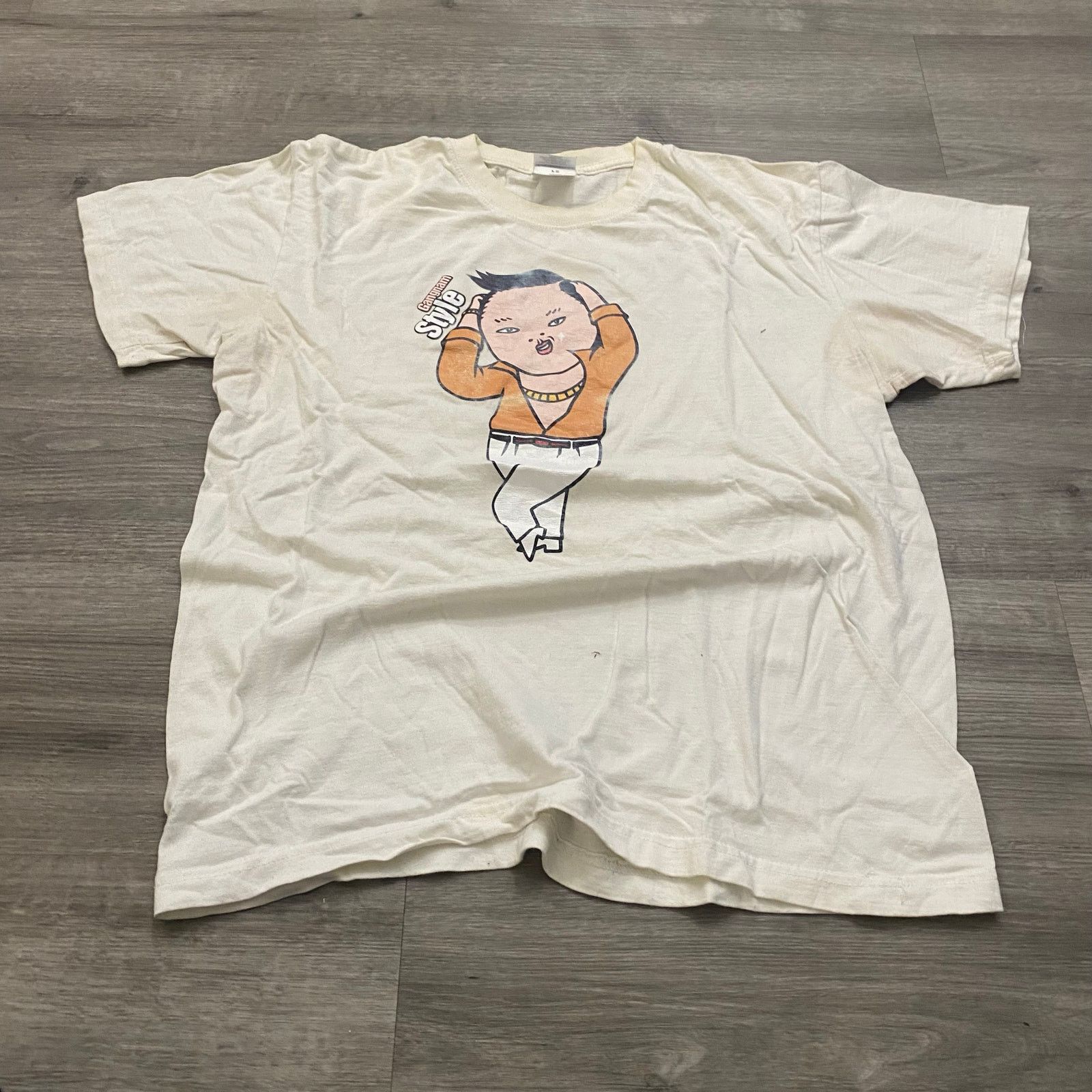 Vintage GANGNAM STYLE PSY T-SHIRT ARRIVE GUIDE LARGE Size US L / EU 52-54 / 3 - 2 Thumbnail