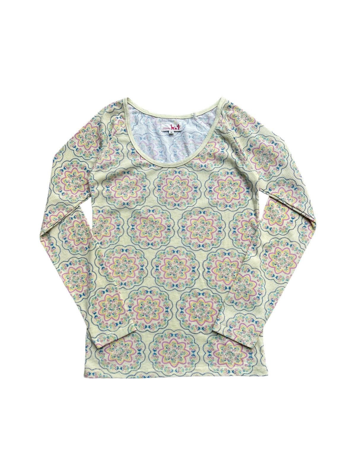 Japanese Brand Titicaca Flowers Design Tee Size M / US 6-8 / IT 42-44 - 1 Thumbnail