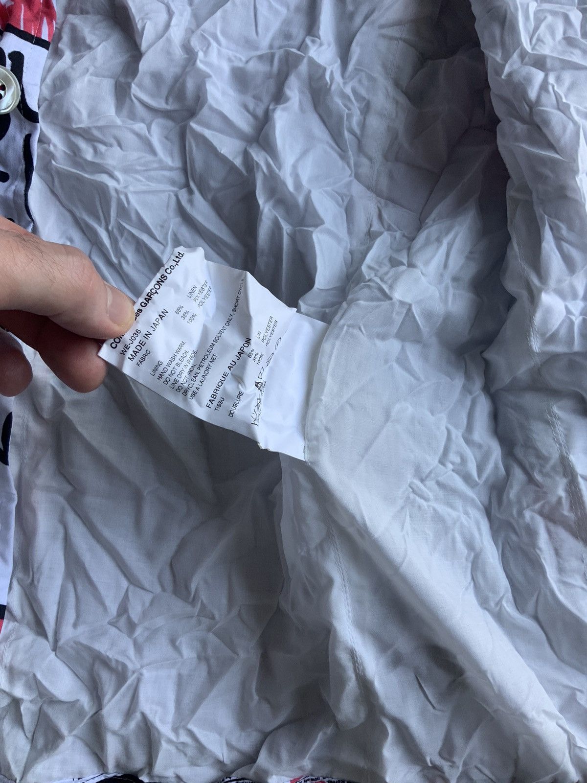 Junya Watanabe Junya Watanabe Crinkled Newspaper Blazer Civilization Size US L / EU 52-54 / 3 - 11 Thumbnail