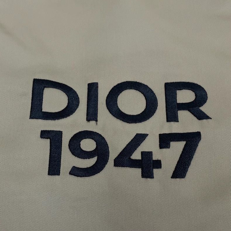 Other Dior Brown logo alphanumeric embroidery hooded long-sleeve Size US M / EU 48-50 / 2 - 6 Thumbnail