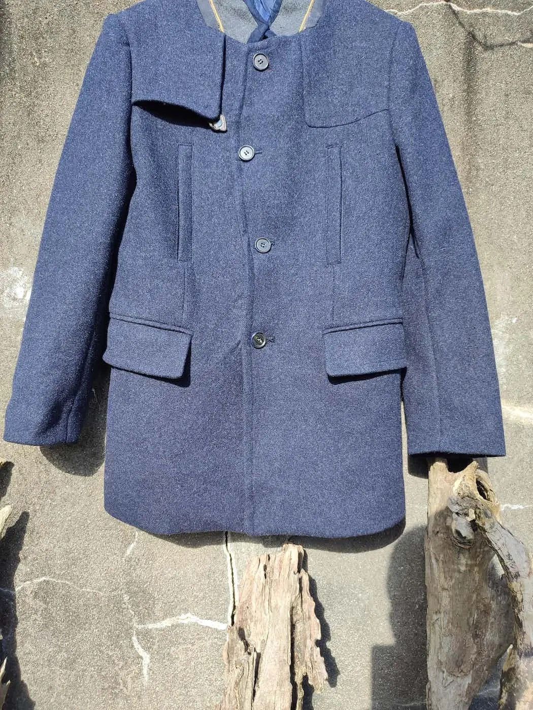 Designer Us n Them Wool Military-Style Blazer – Korean Designer Size US M / EU 48-50 / 2 - 2 Thumbnail