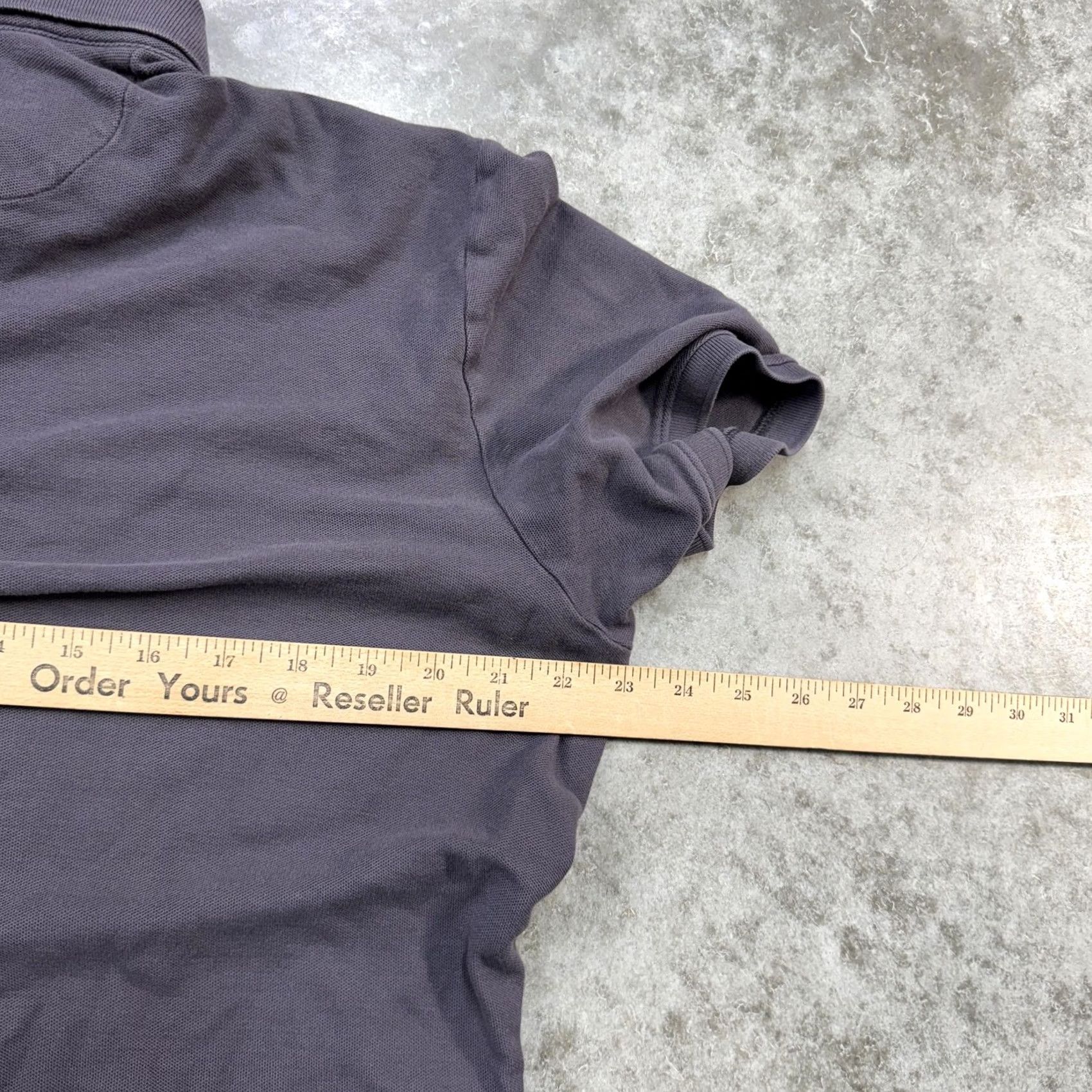 Cuts Cuts Polo Shirt Mens XL Gray Curve Hem Short Sleeve Modern Casual Cotton Peru Size US XL / EU 56 / 4 - 6 Thumbnail