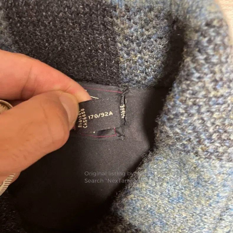 RRL Ralph Lauren RRL Ralph Lauren Classic blue-dyed wool checkered jacket Size US S / EU 44-46 / 1 - 8 Thumbnail