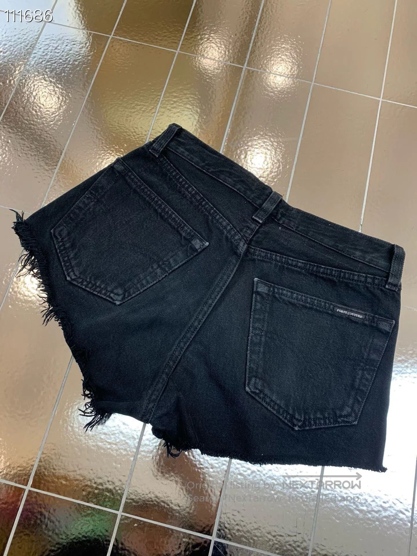 forte_forte FORTE Distressed Denim Shorts 27. Size 27" / US 4 / IT 40 - 2 Thumbnail
