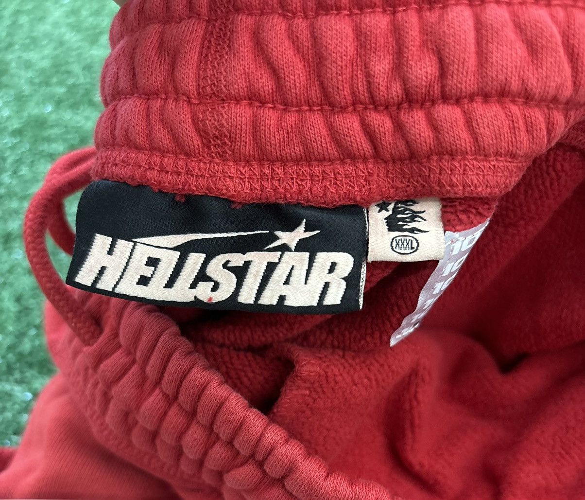 HELLSTAR Hellstar Red Sports Sweats Size US 37 - 3 Thumbnail
