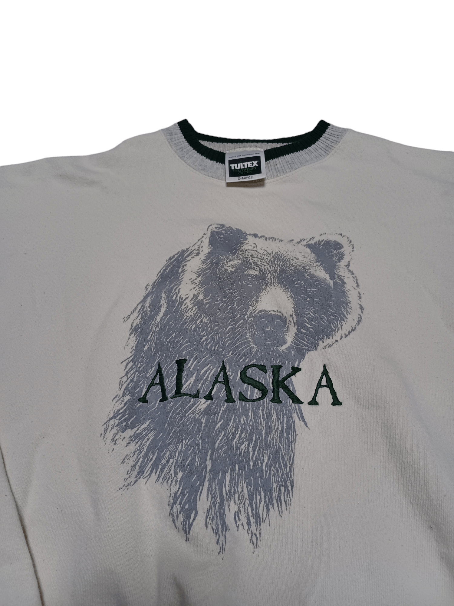 Tultex VINTAGE ALASKA BEAR TULTEX MADE IN USA OVERSIZED SWEATSHIRT Size US XL / EU 56 / 4 - 2 Thumbnail