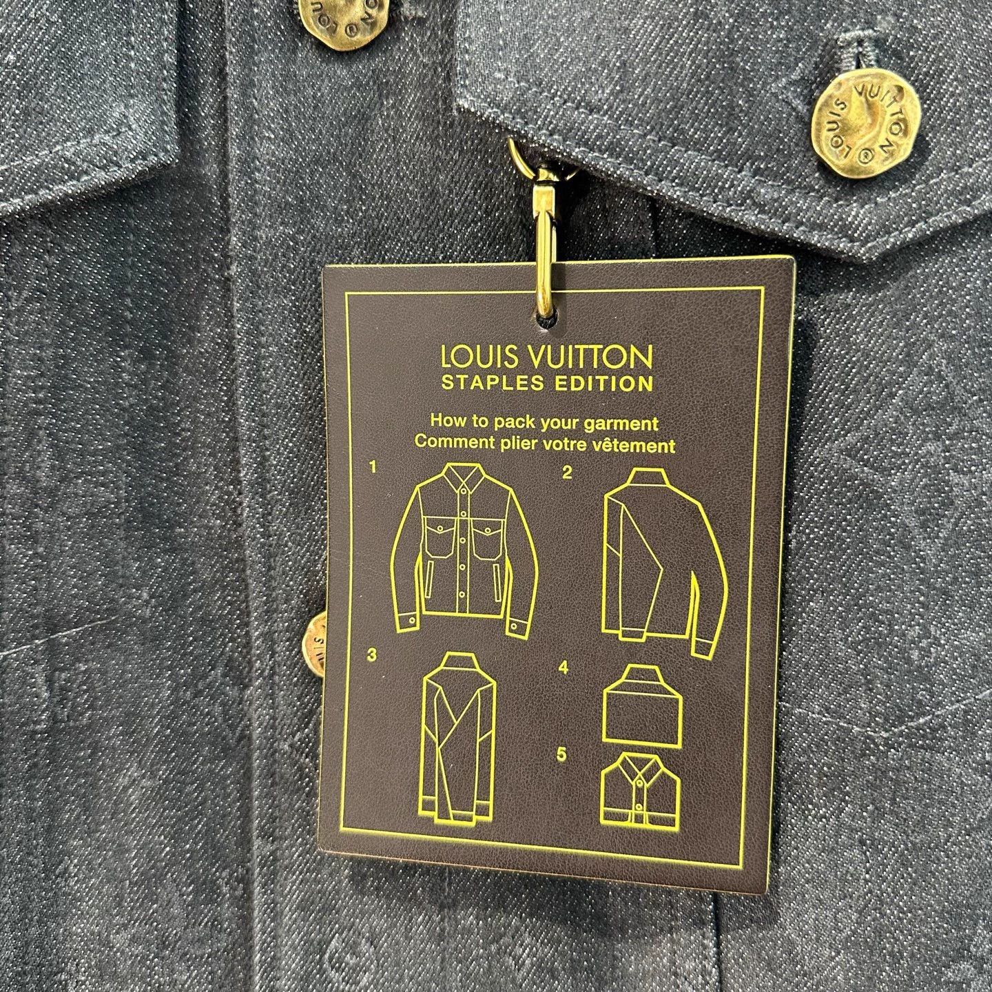 Louis Vuitton Louis Vuitton Gray Monogram Eclipse Denim Jacket 54 Size US L / EU 52-54 / 3 - 6 Thumbnail