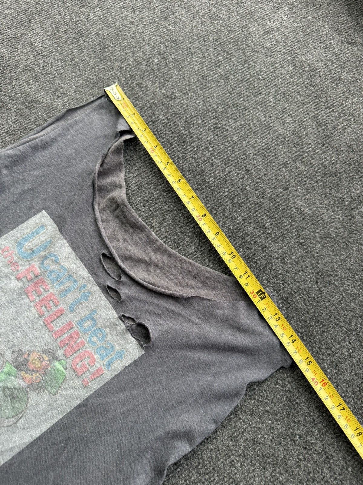 Vintage USA Protest Punk Distressed Faded Cropped Tank top Size US S / EU 44-46 / 1 - 19 Thumbnail