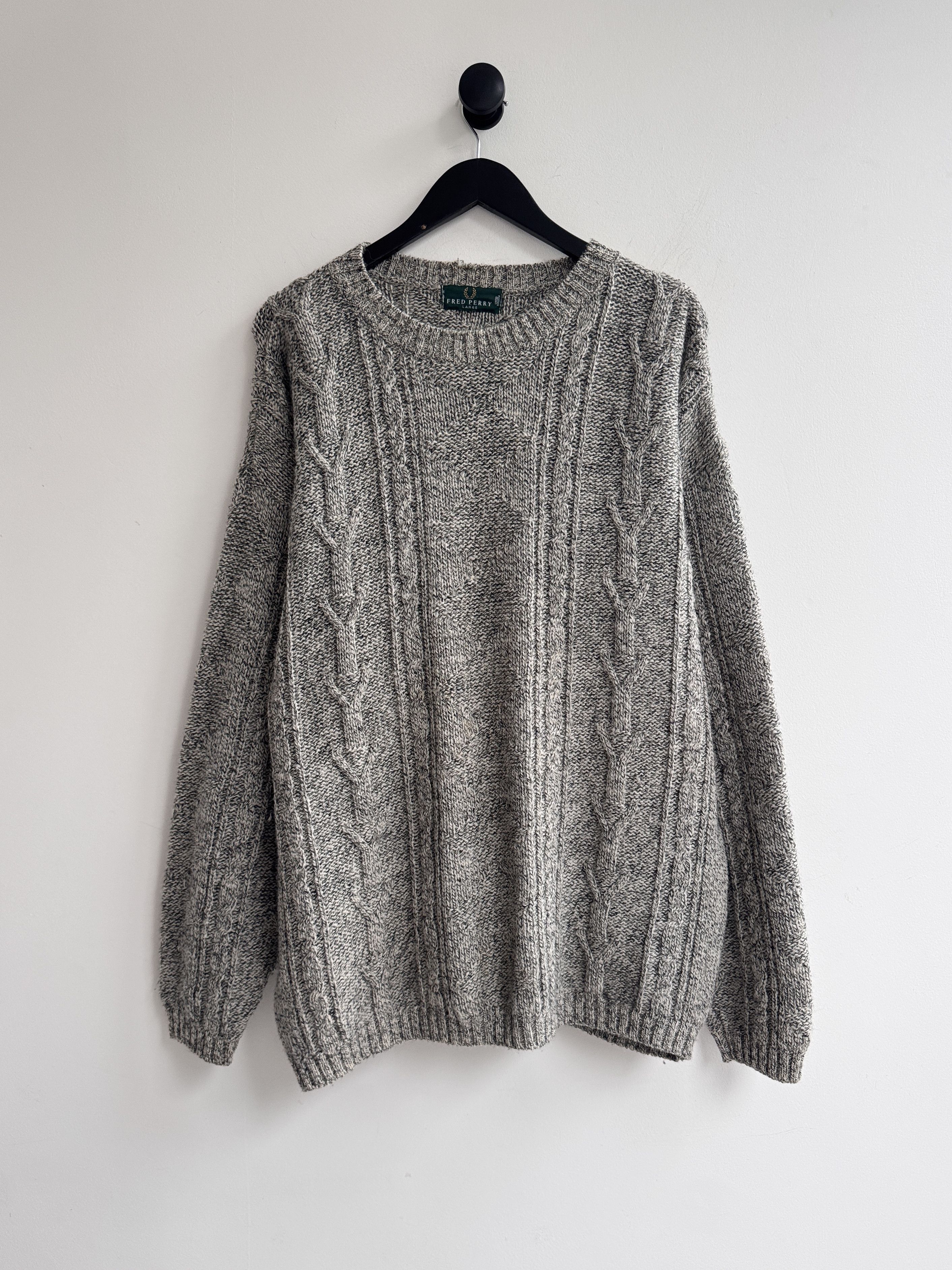 Fred Perry Vintage Fred Perry Wool Knit Sweater Jumper Size US L / EU 52-54 / 3 - 1 Thumbnail