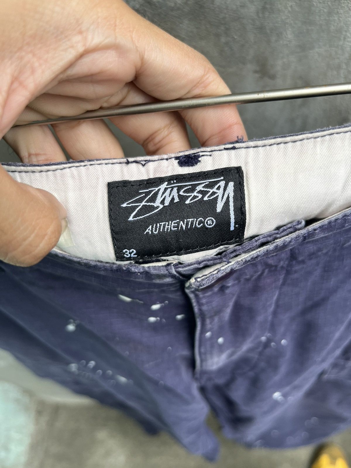 Stussy Paint Splattered Work Pants Size US 33 - 8 Thumbnail