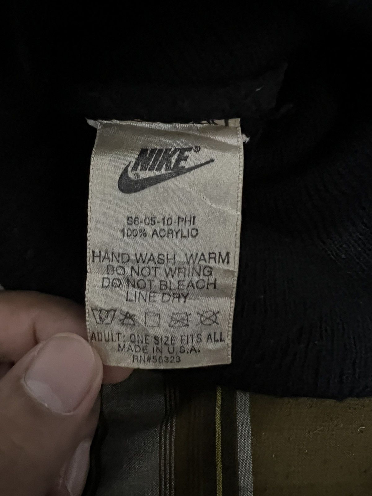 Nike Vintage Nike Swoosh Beanie Hat Size ONE SIZE - 6 Thumbnail