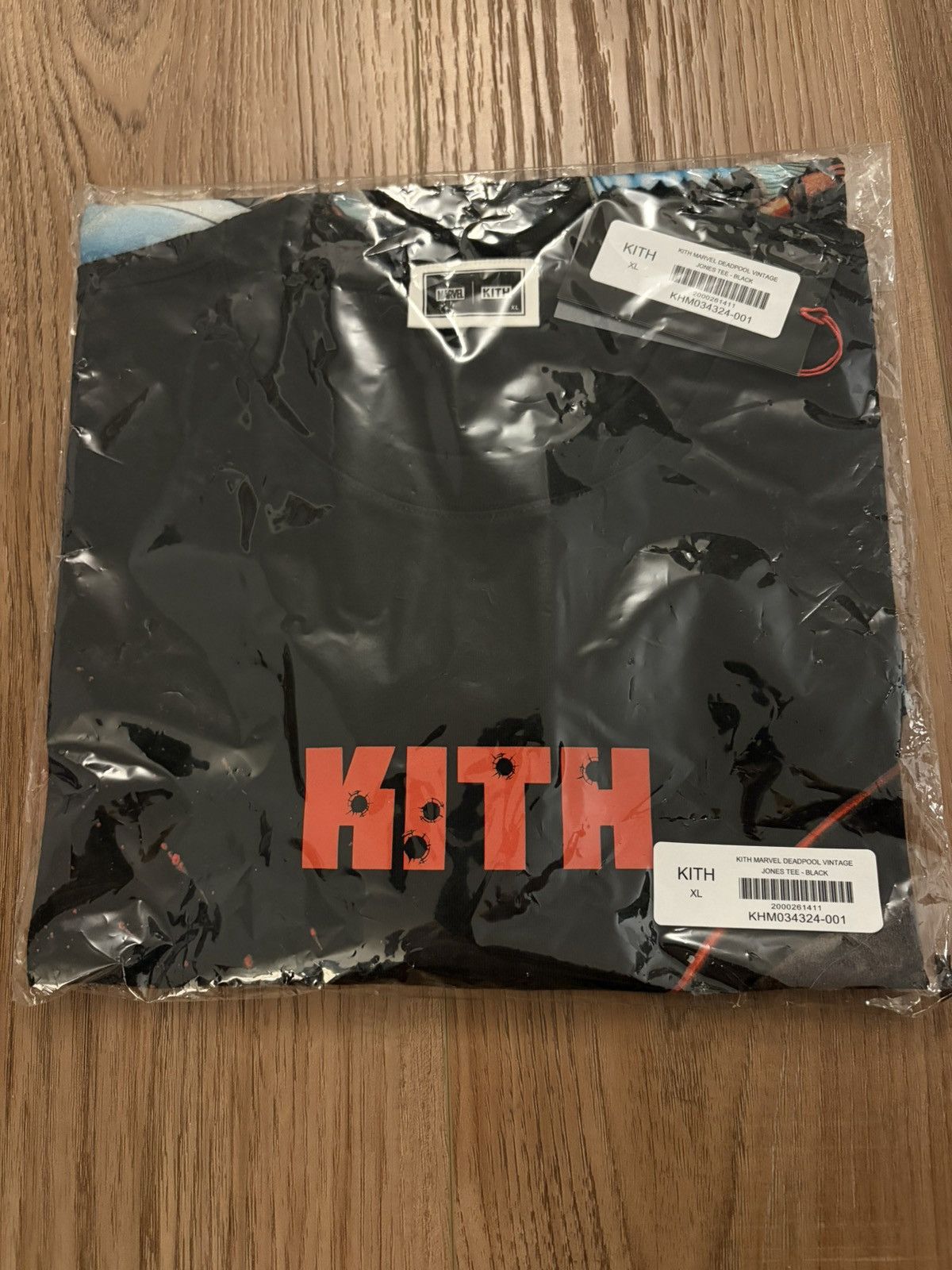 Kith New Marvel Kith Deadpool Vintage Jones Black Tee shirt Sz XL Size US XL / EU 56 / 4 - 1 Thumbnail