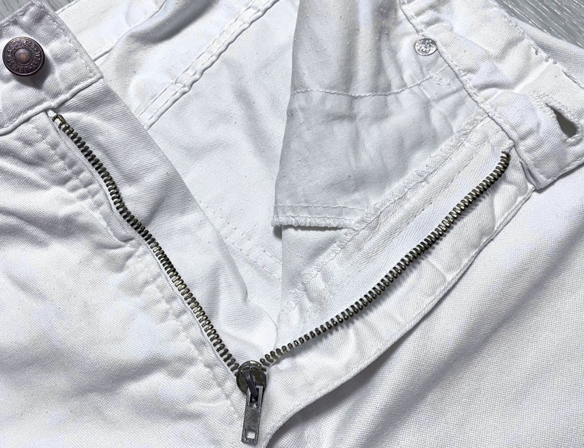 Levi's Vintage Clothing Deadstock Archival 50’s-60’s Levis White Fringed Jeans Denim Size 28" / US 6 / IT 42 - 12 Thumbnail