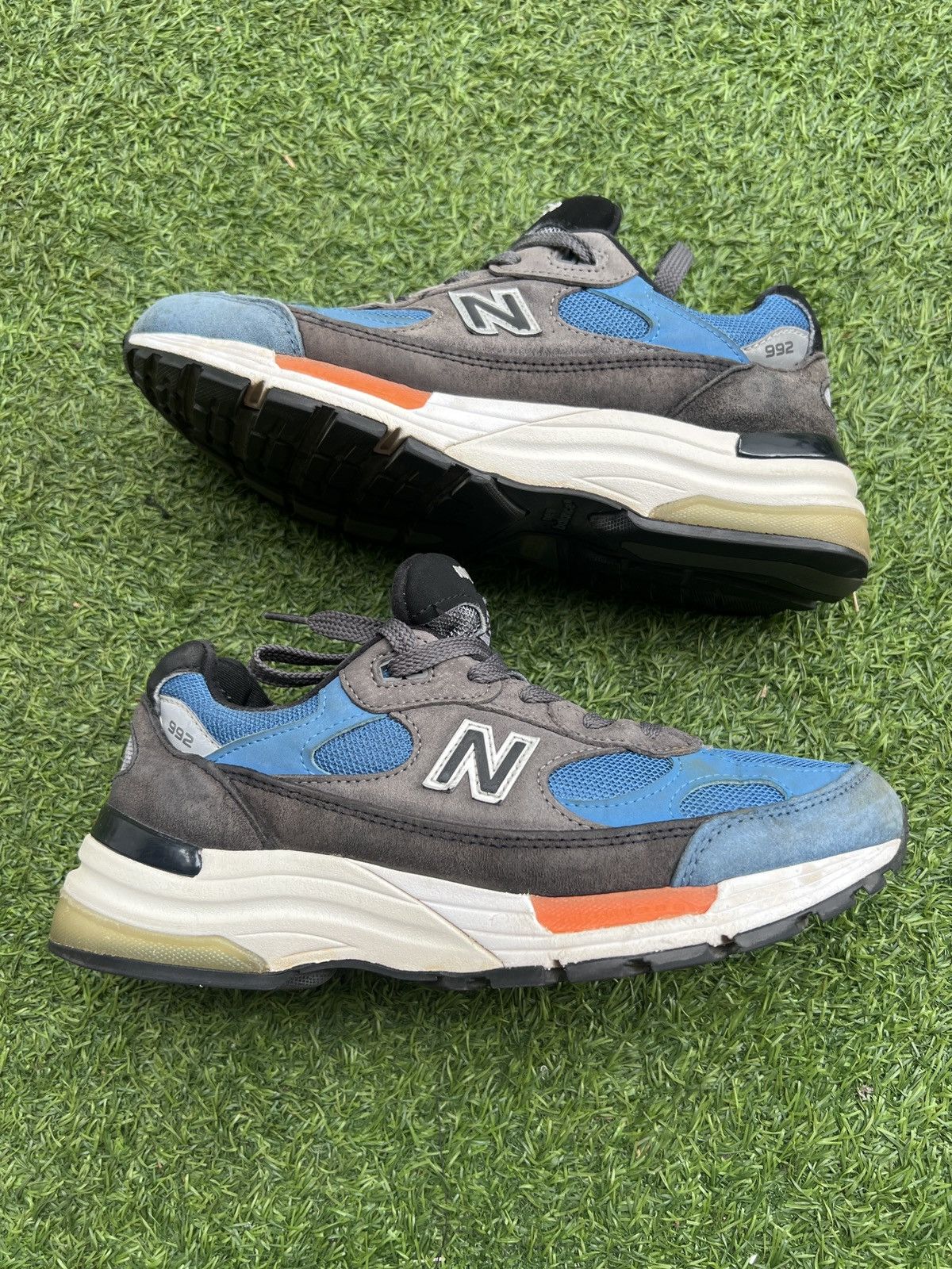 New Balance New Balance 992 Made in USA Black Blue M992CP Size US 7 / EU 40 - 1 Thumbnail