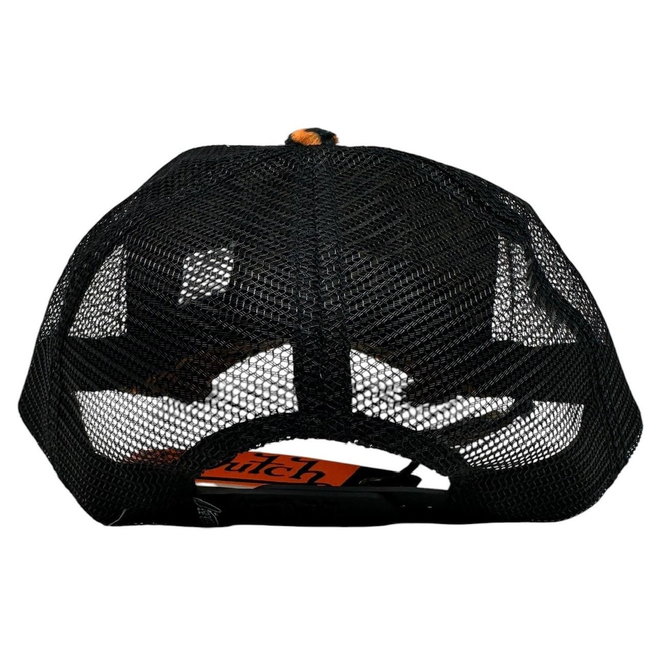 Von Dutch Von Dutch Trucker Hat Orange Cheetah Velvet Snapback Cap Size ONE SIZE - 3 Thumbnail