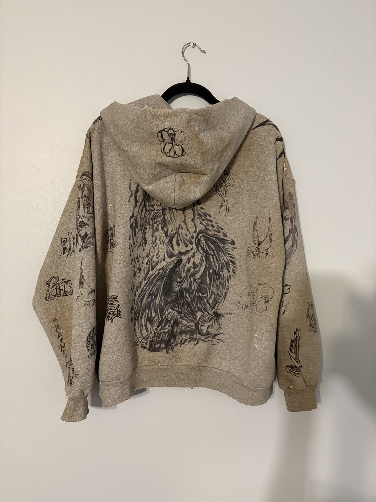Balenciaga Balenciaga Tattoo Zip Up Size US M / EU 48-50 / 2 - 2 Thumbnail