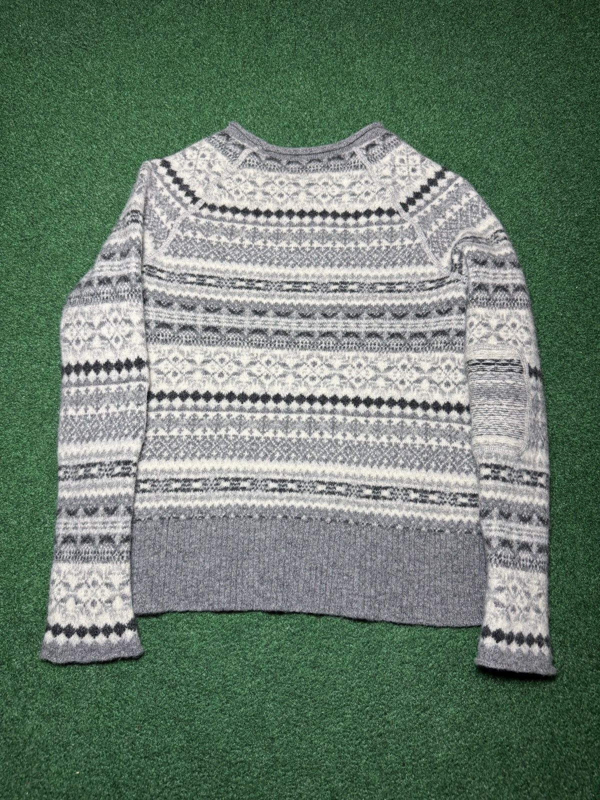 Eddie Bauer Eddie Bauer Nordic Lamb's Wool Elbow Patch Sweater 16x22 Size XS / US 0-2 / IT 36-38 - 4 Thumbnail