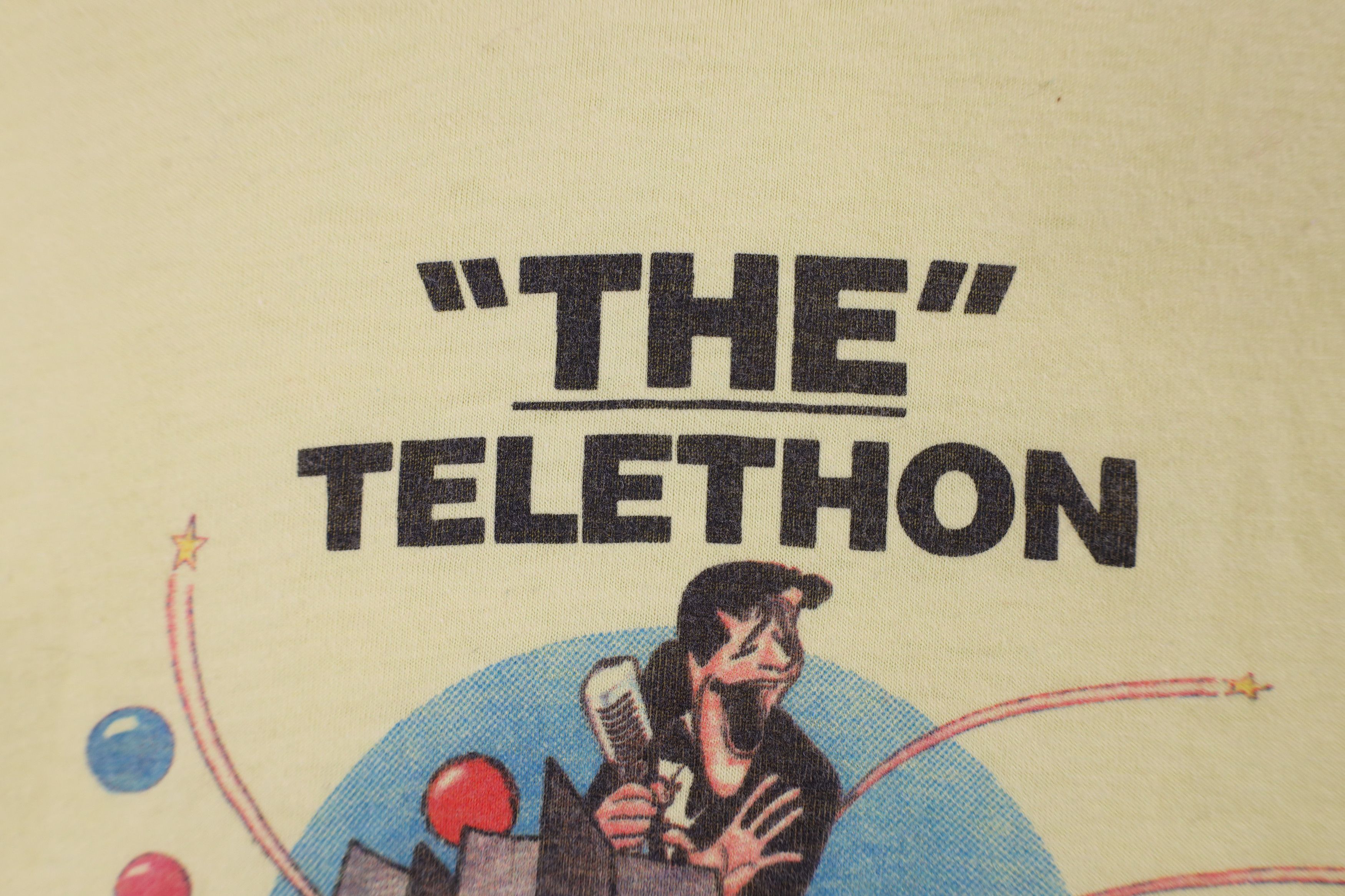 Vintage Vintage 70s Jerry Telethon Muscular Dystrophy T-Shirt USA Size US XXL / EU 58 / 5 - 9 Thumbnail