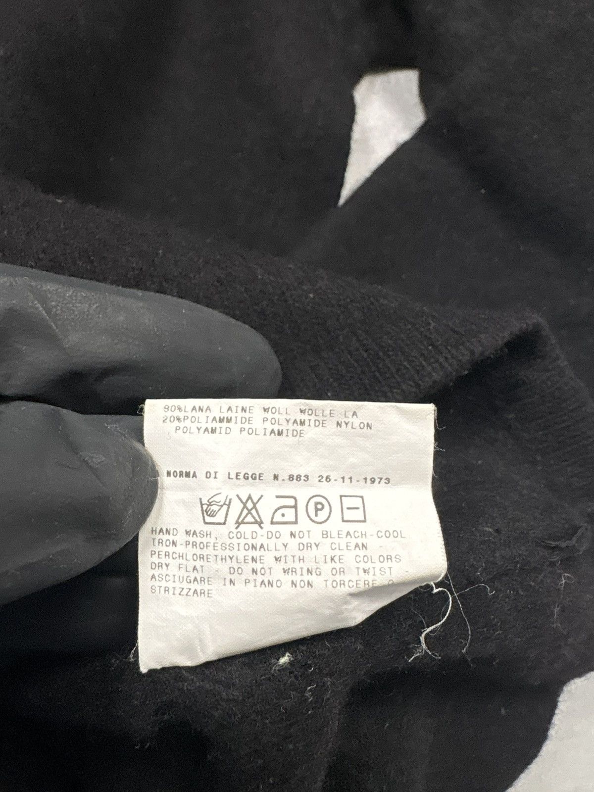Versace Vintage 90s Versace Jeans Couture Medusa Wool Knit Sweater Size US M / EU 48-50 / 2 - 11 Thumbnail