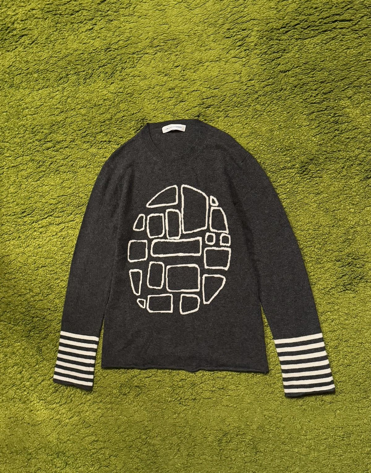 Comme des Garcons × Comme des Garcons SHIRT × Japanese Brand Comme des Garçons avant garde Japanese wool sweater Size US M / EU 48-50 / 2 - 1 Thumbnail
