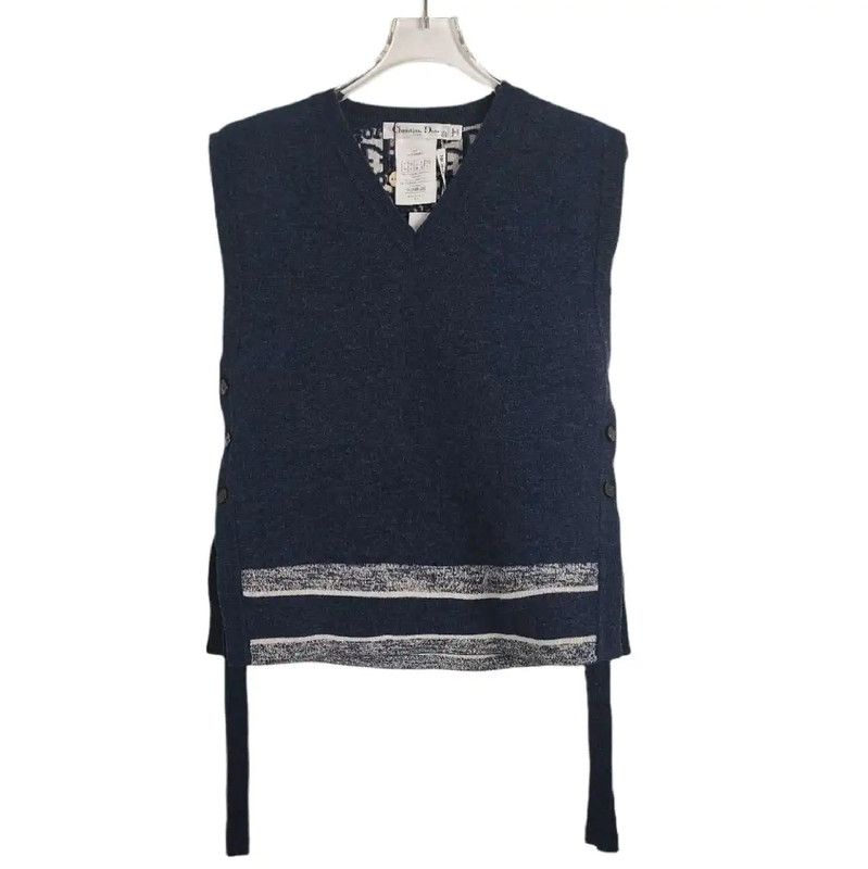 Dior Dior Black Cotton Women's Pullover Sweater 0089 Size S / US 4 / IT 40 - 1 Thumbnail