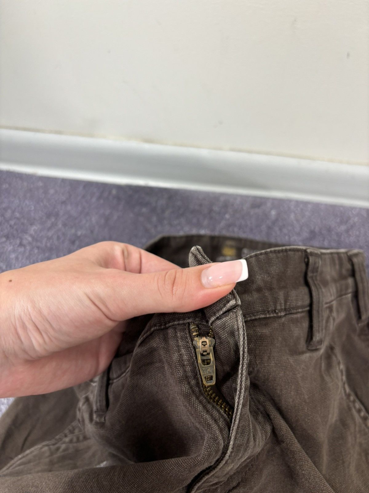 Carhartt Vintage Carhartt Workwear Y2K Brown Hype Carpenter Pants Size US 30 / EU 46 - 13 Thumbnail