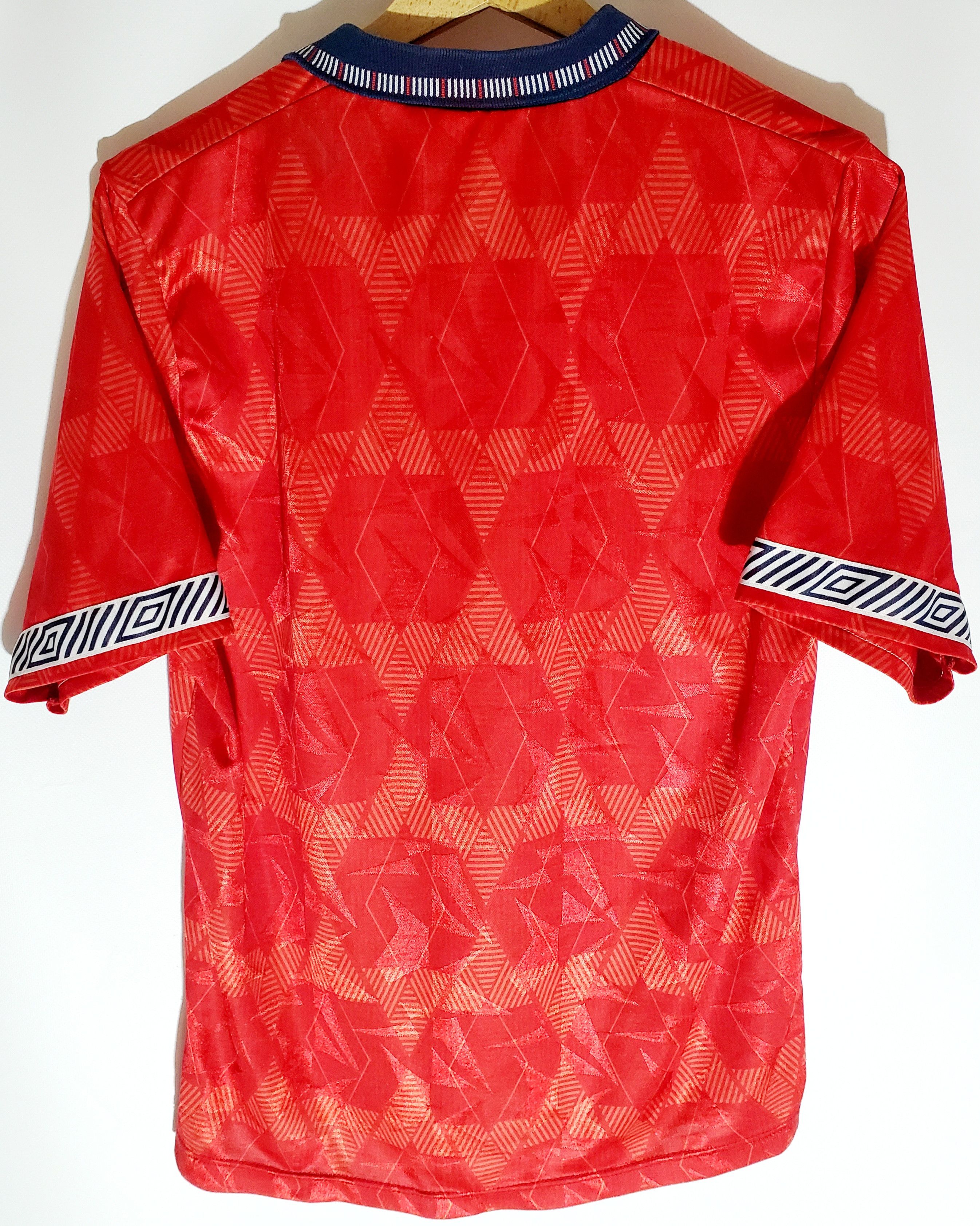 Umbro × Vintage 1990 1991 1992 1993 ENGLAND AWAY SOCCER JERSEY M Size US M / EU 48-50 / 2 - 5 Thumbnail