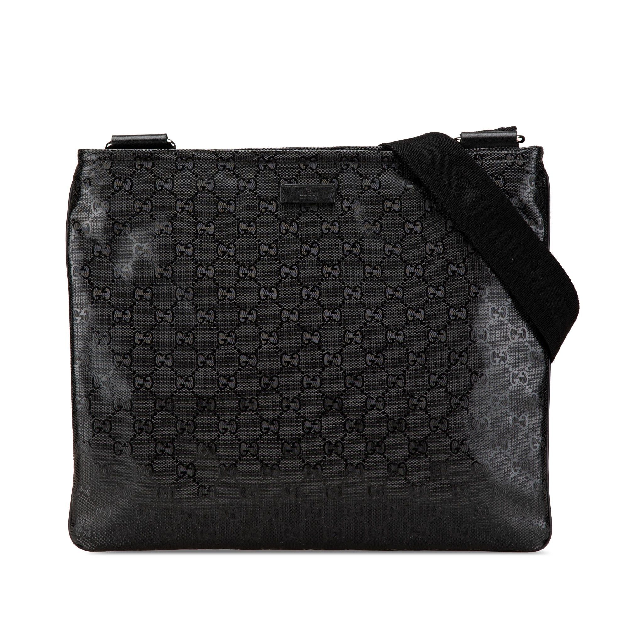 Gucci Gucci GG Print Crossbody Black Size ONE SIZE - 1 Thumbnail