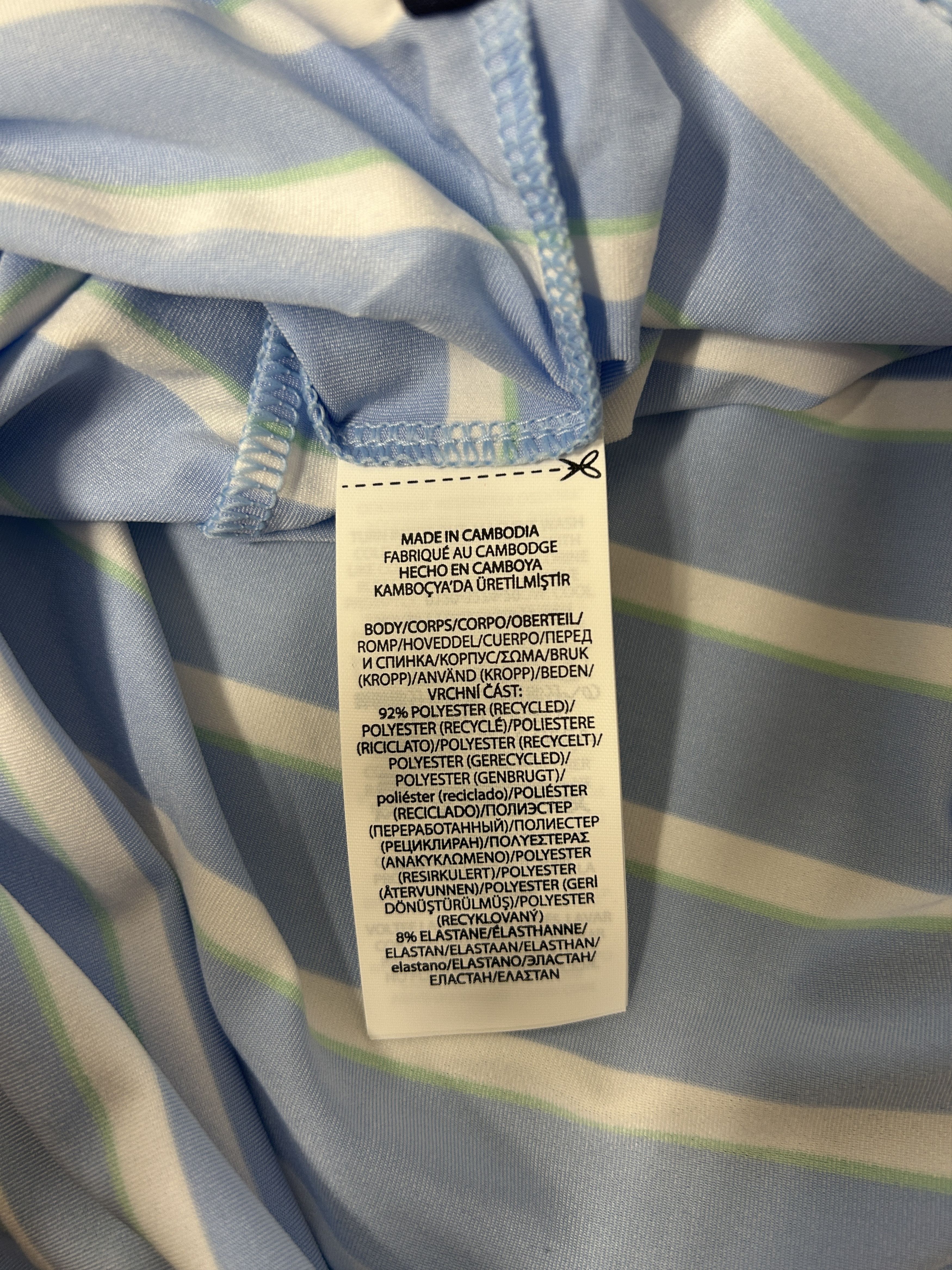 RLX Ralph Lauren × Ralph Lauren Golf Polo Shirt Striped Large Size US L / EU 52-54 / 3 - 6 Thumbnail