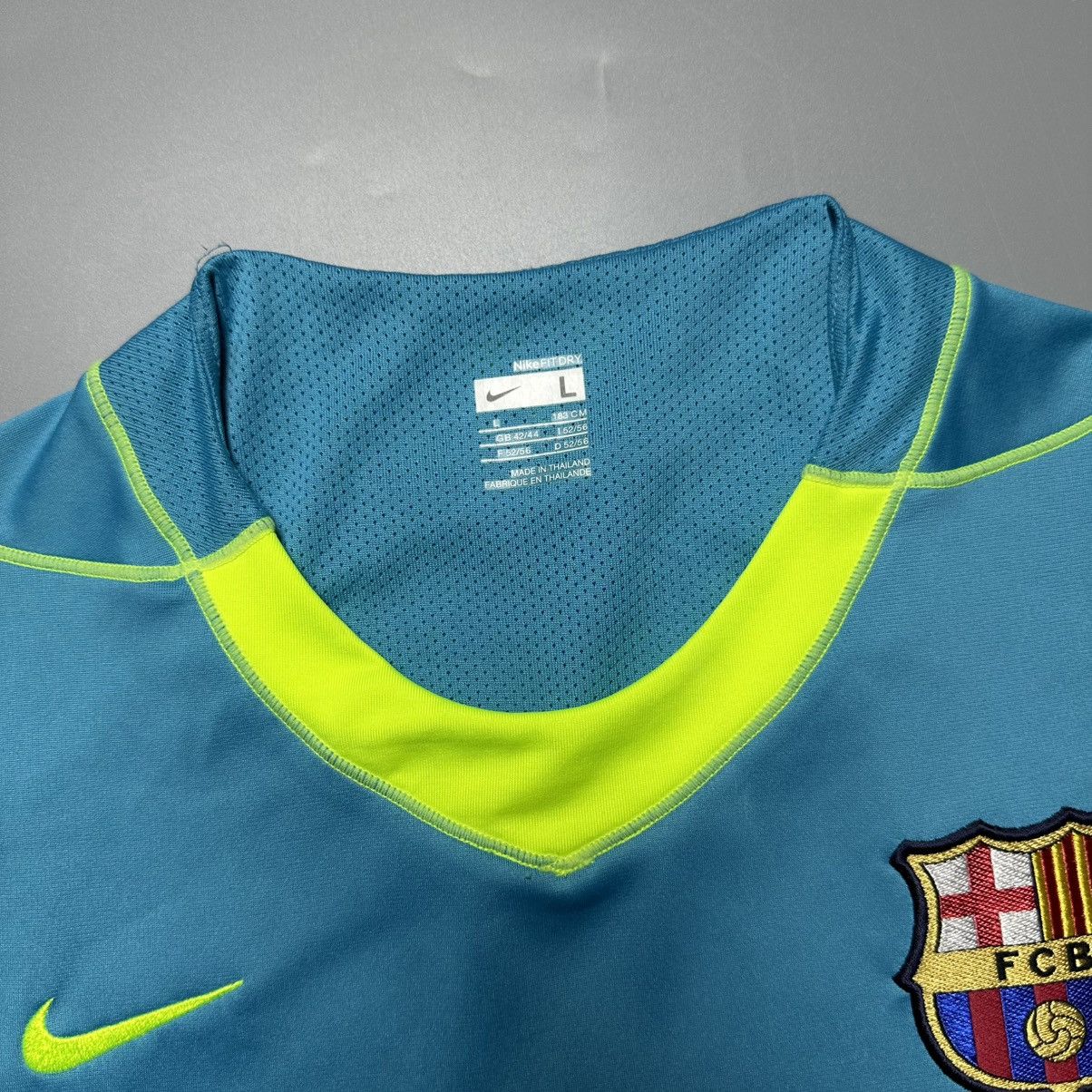 Nike BARCELONA NIKE 2007/2008 FOOTBALL SOCCER TRAINING JERSEY Size US L / EU 52-54 / 3 - 7 Thumbnail