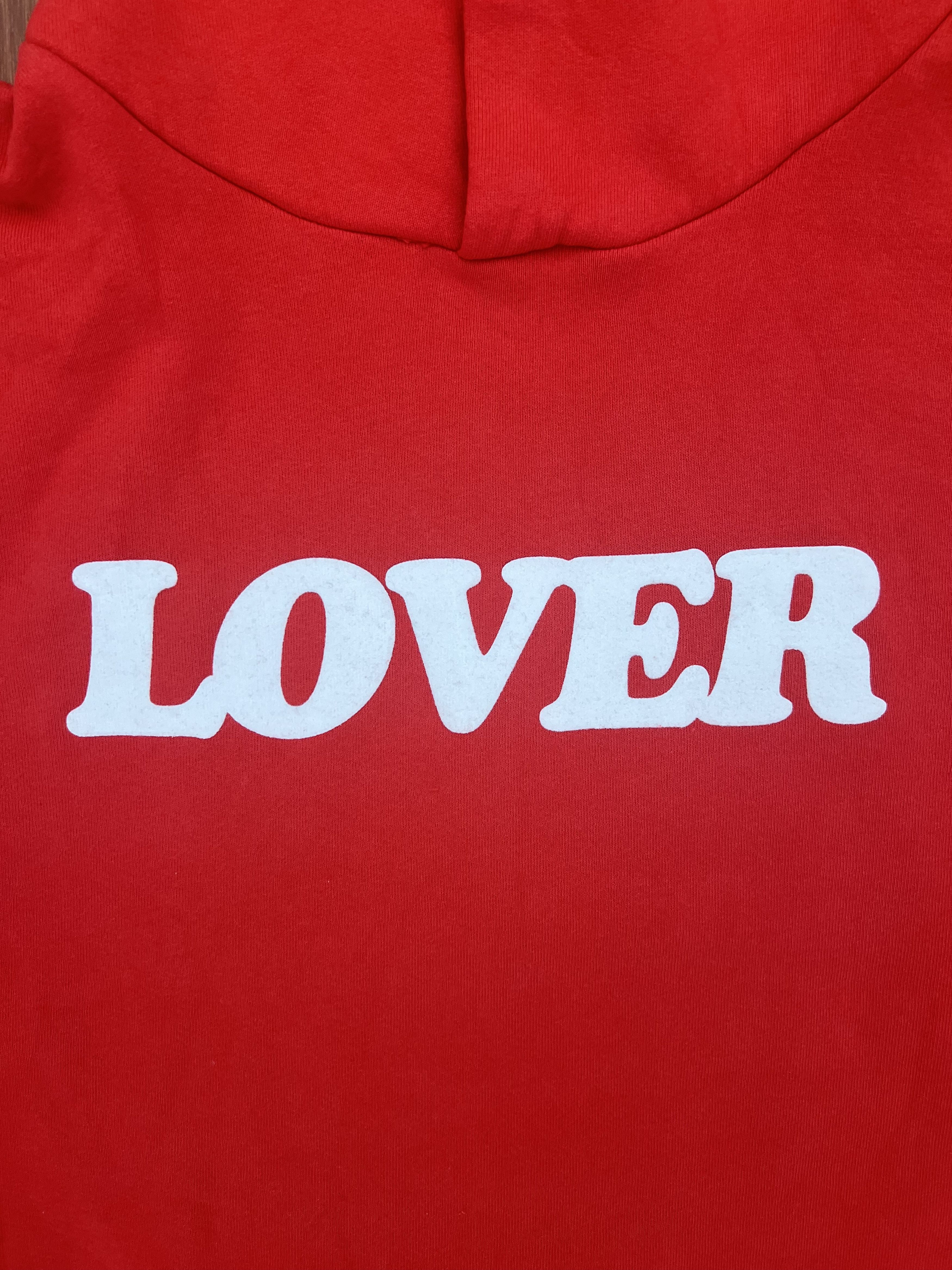 BIANCA CHANDON 💚 Bianca Chandon Lover 10th Anniversary Red Hoodie NEW Size US M / EU 48-50 / 2 - 3 Thumbnail