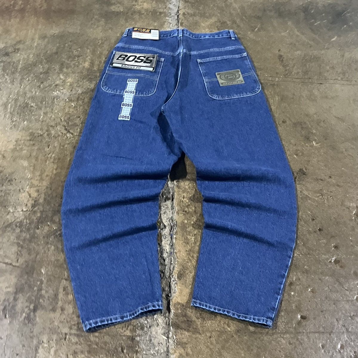 JNCO Crazy Vintage Y2K Boss Jeans Baggy Utility Skater Wide Leg Size US 34 / EU 50 - 1 Thumbnail